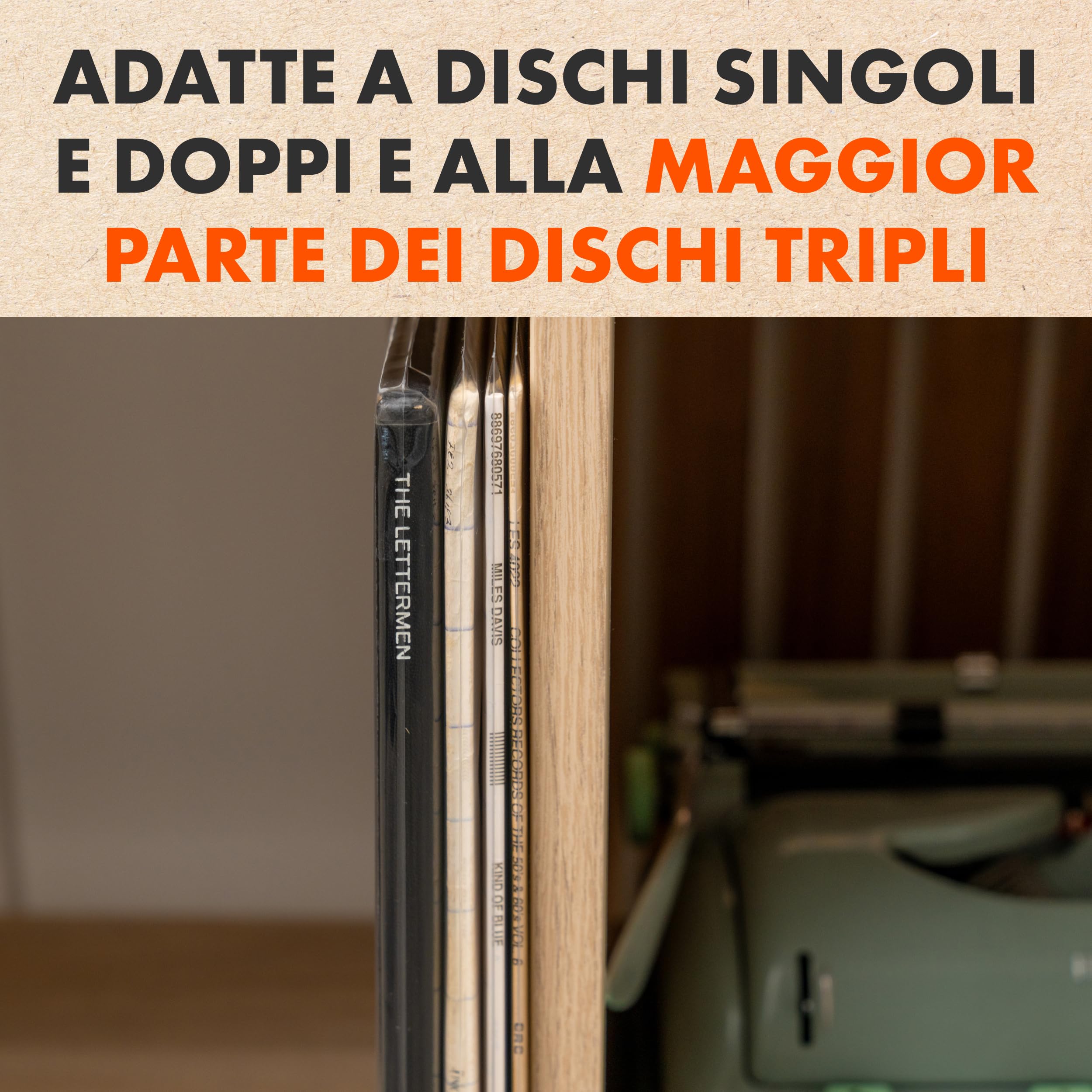 EVEO 100 Custodie Esterne Per Dischi In Vinile - Trasparenti 32,4x32,4 Cm - Polipropilene 3 Mil - Qualità Da Archivio, Antistatiche, Senza Acidi - Proteggi I Tuoi LP - 2