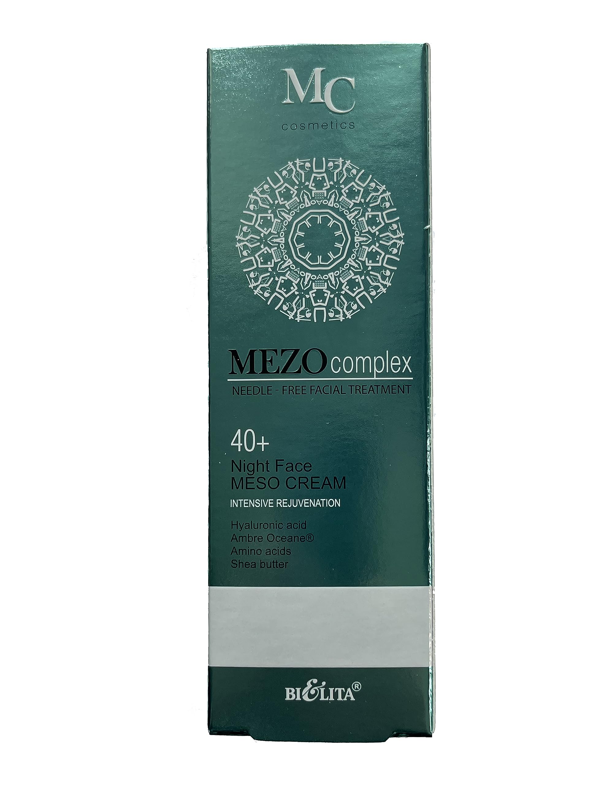 & Vitex MEZOcomplex Line Night Face Anti Wrinkle Cream 40+ Intensive Rejuvenation, for All Skin Types, 50 ml