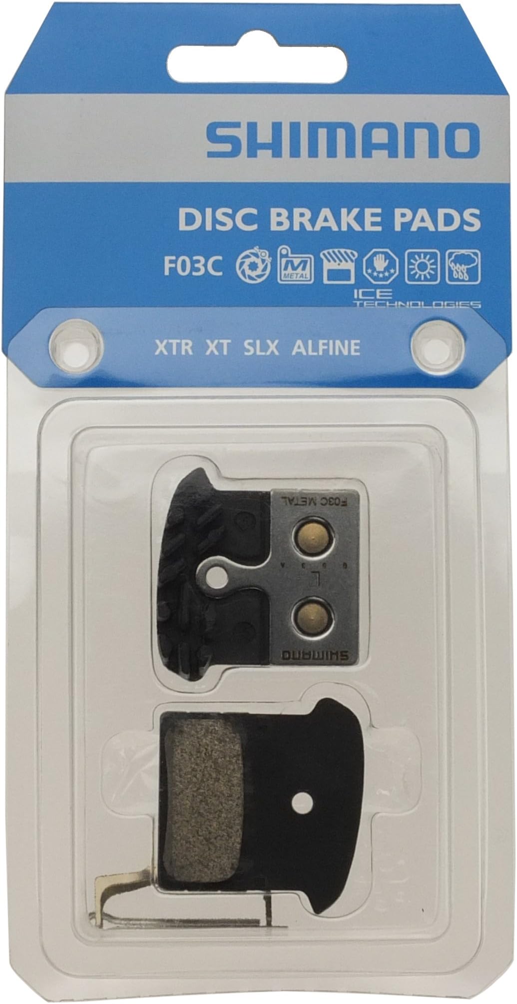 SHIMANO Disc Brake Pad F03C, Y-8J79802A