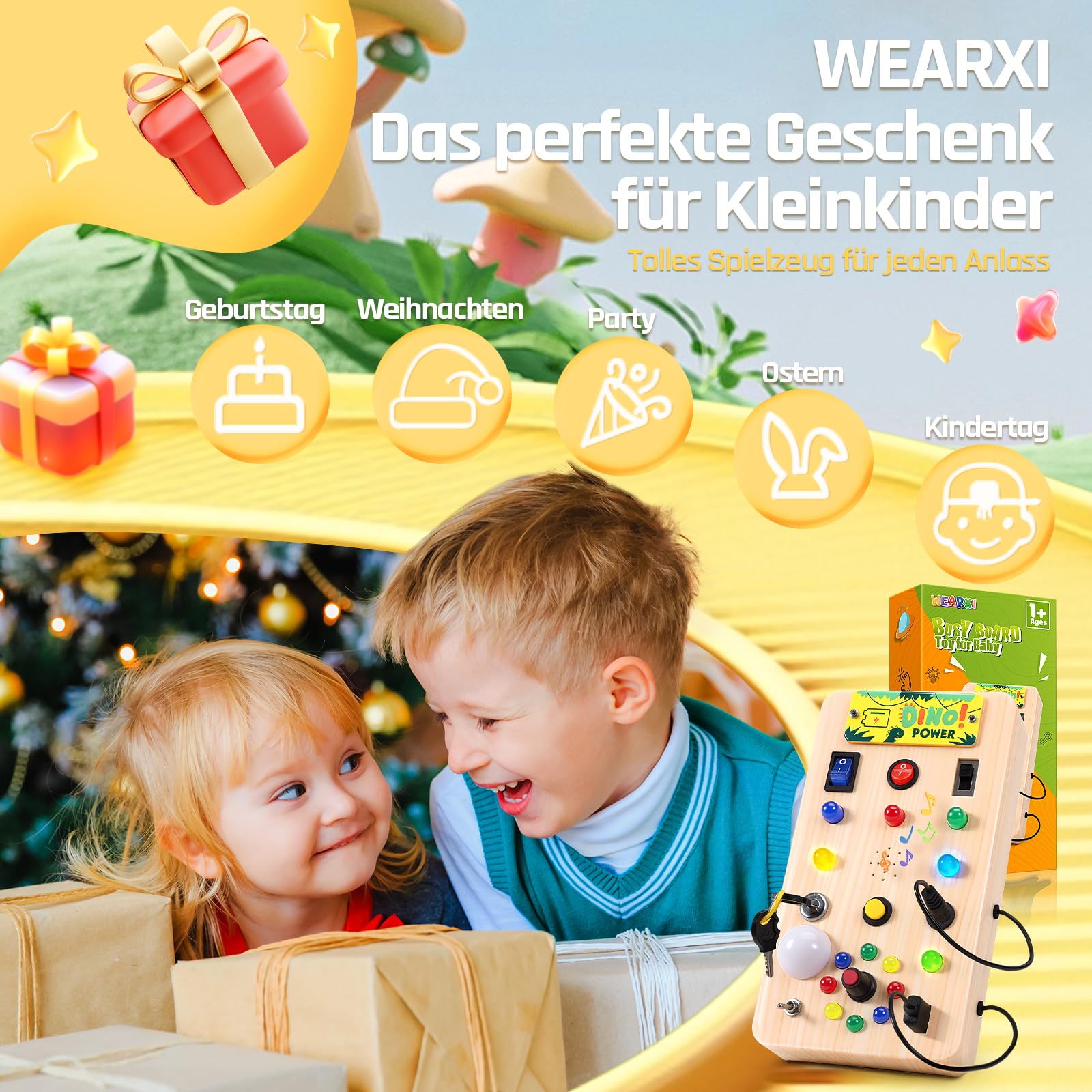 10 En 1 Française Busy Board Jouet Montessori 2 Ans, Ferme Jouets Montessori Enfants Motricité Fine Et Jouet Éducatif Sensoriel Préscolaire, Cadeau Pour Enfants Garçon Fille 1 2 3 4 5 Ans