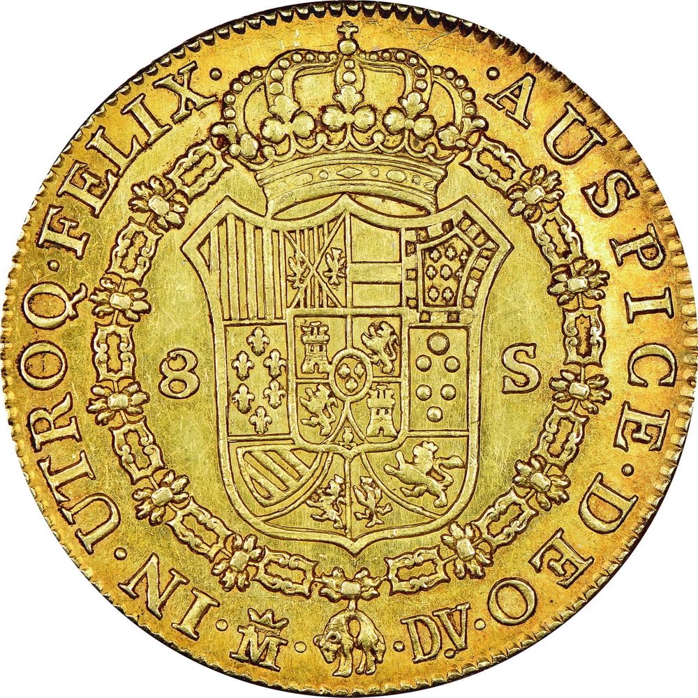 Monedas Antiguas españolas, 1786 Carlos III Moneda Oro Escudo España, Monedas Plata 8 Reales coleccionables, colección Moneda Conmemorativa para coleccionistas Raras