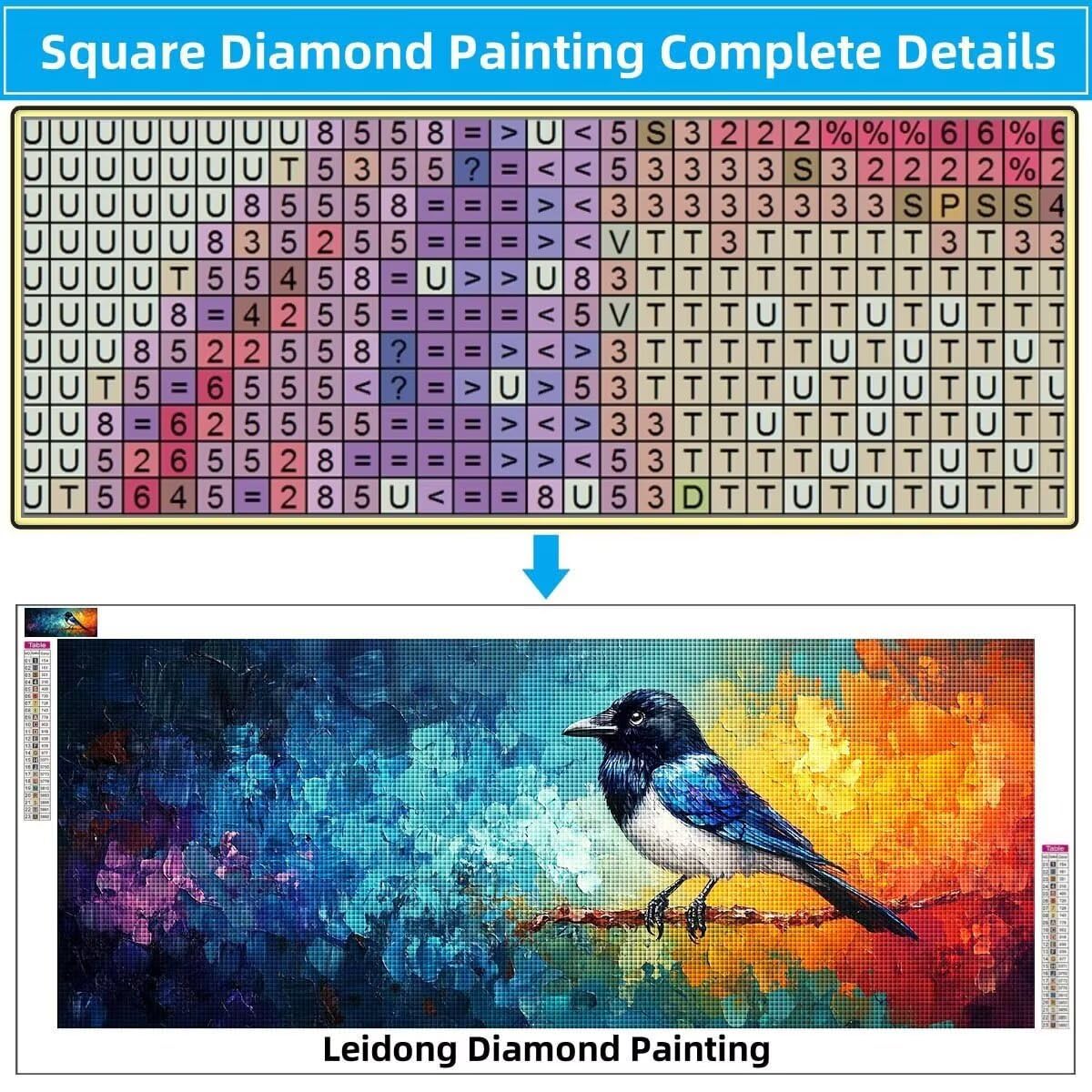 Kompletny zestaw 5D DIY diamentowe malowanie ptaków, krajobraz, haft krzyżykowy diament malarstwo dla dorosłych, diamentowe malowanie z kryształkami górskimi do dekoracji domu, malowanie diamentowe
