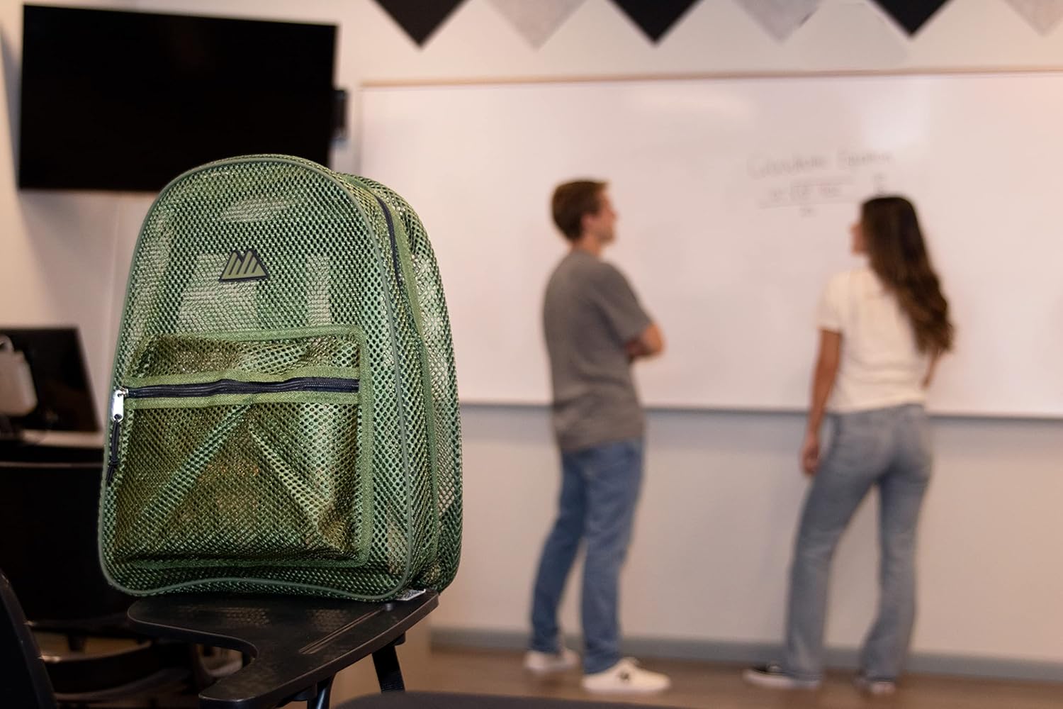 Summit Ridge Mesh Backpacks for Kids, Adults, School, Beach, and Travel, Colorful Transparent Mesh Backpacks with Padded Straps Large - Image 6