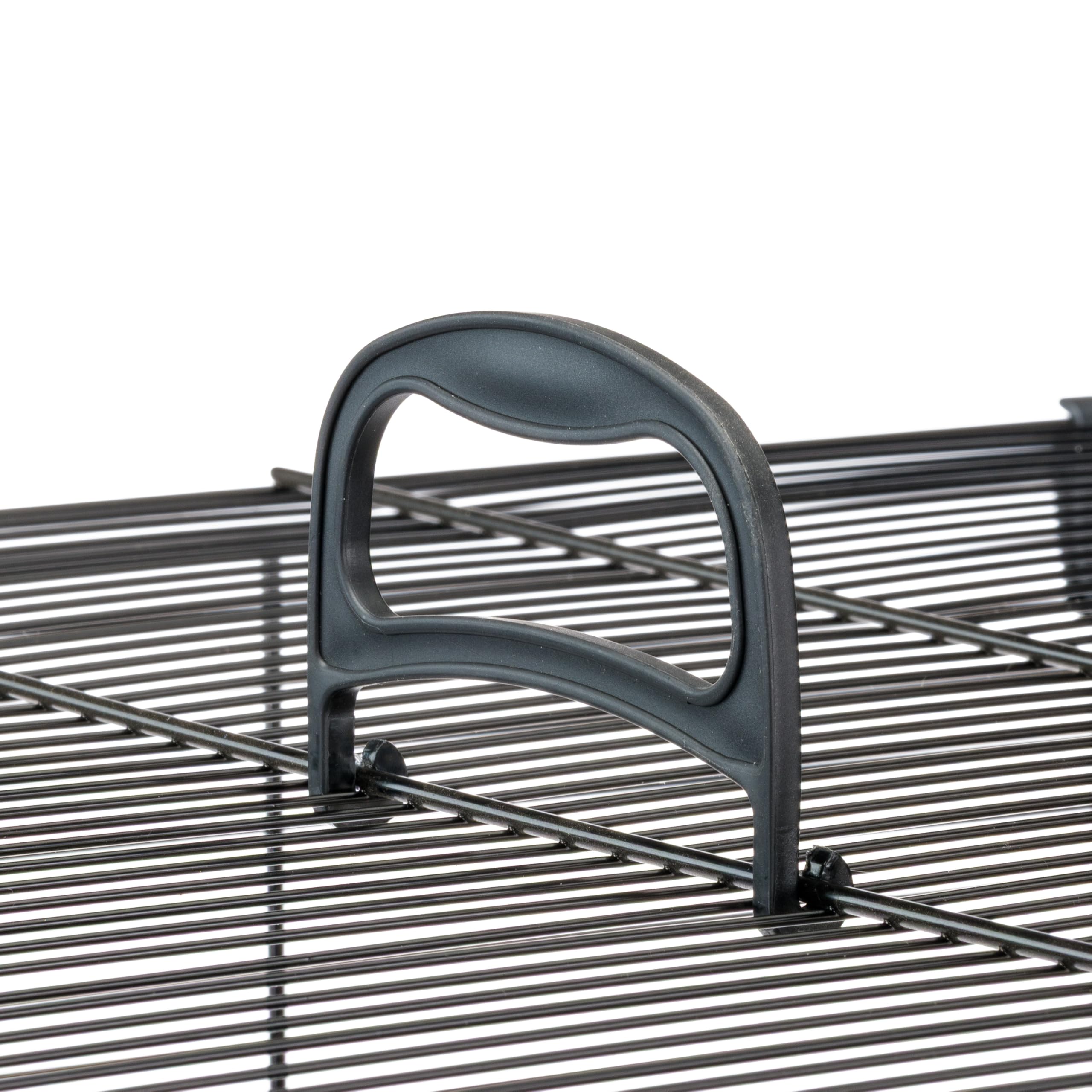 Ferplast Voliera per Uccelli Gabbia per Uccelli, Canarini, Bengalini, Cocorite, Inseparabili, in Metallo, Accessori: Ruote Posatoi Mangiatoie Girevoli, 118 x 59 x h 135 cm.