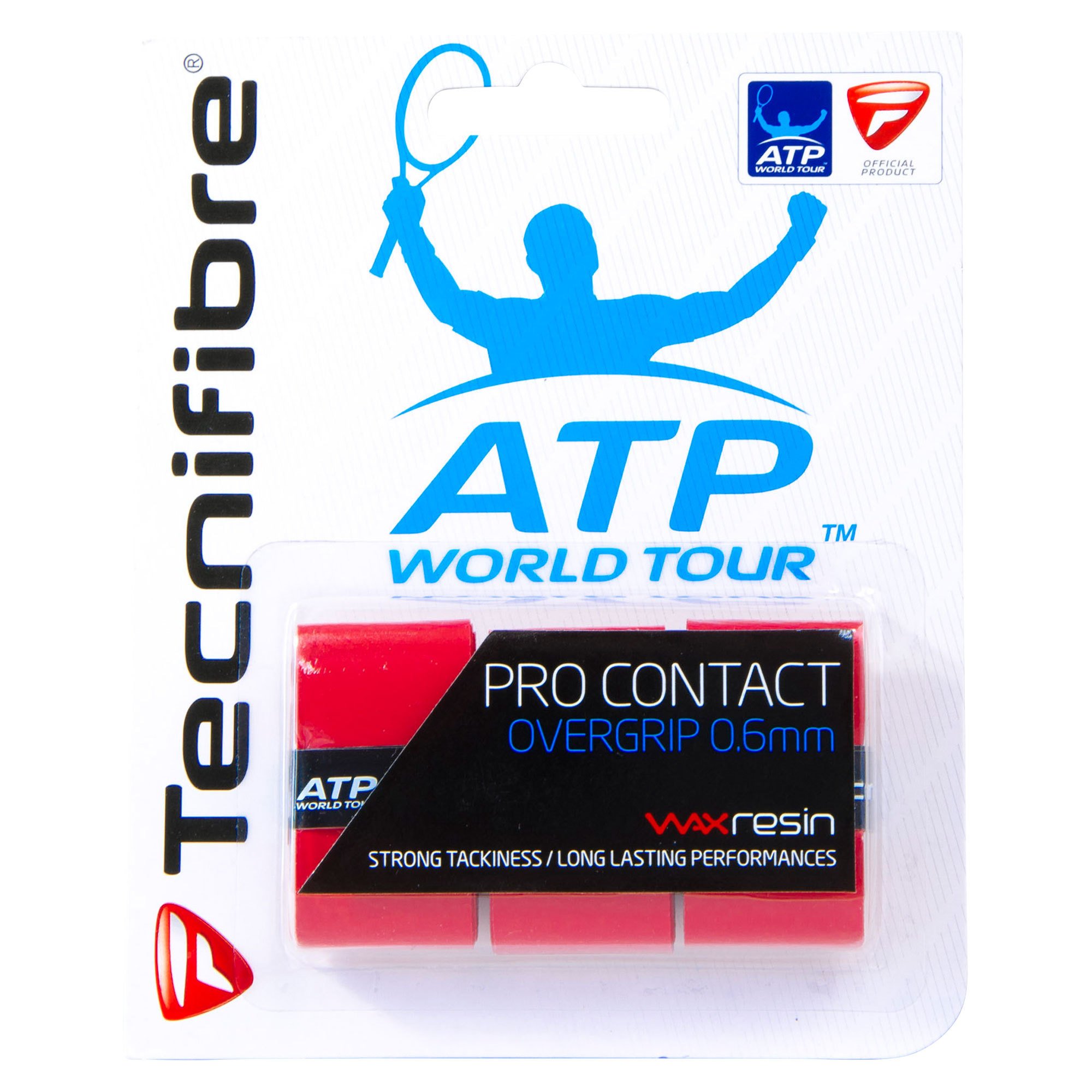 Tecnifibre Confezione Da 3 Overgrip Contact Pro Rossi-image