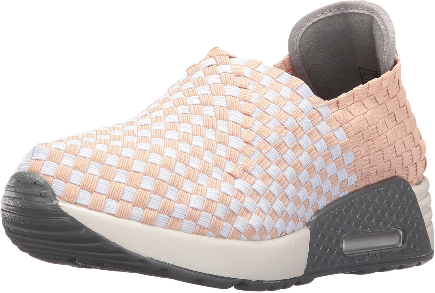 Bernie Mev womens Best Gem Fashion Sneaker, Blush/White, 6.5-7 US