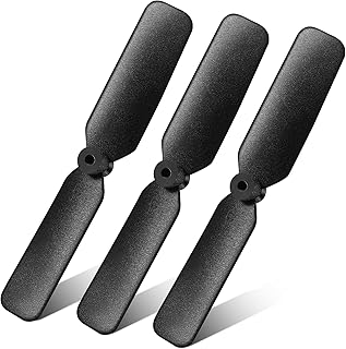 3 Pcs Spare RC Plane Propellers Compatible with Volantexrc RC Plane 761-10 4CH Model Airplane 2.4GHz Radio Controlled Jet F-16, Glider Airplane RTF with 6-Axis Gyro 76102s 76107