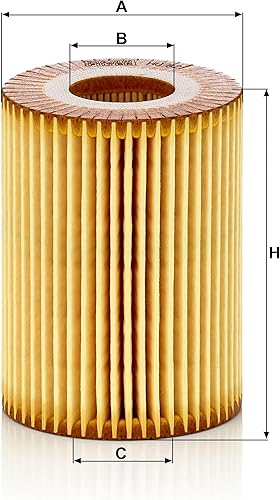 Miniatura 3 de Mann Filter HU 821 x Cartucho de Filtro de Aceite de Repuesto Compatible con Mercedes-Benz Sprinter 2500, Sprinter 3500, Sprinter 3500XD, Sprinter