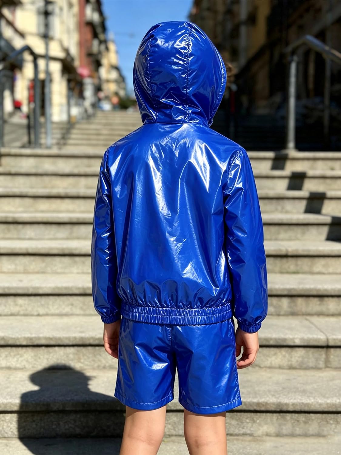 Boys Lightweight Raincoats Recreation Education Stroll