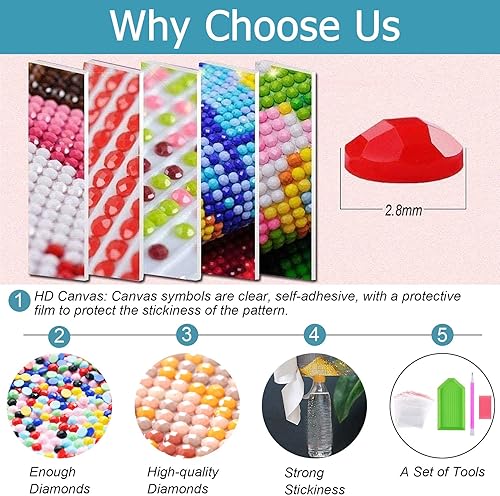 Miniatura 6 de Reofrey Kits de pintura artística de diamantes para adultos, estatua de Buda, taladro completo de Buda, accesorios de pintura de diamantes de