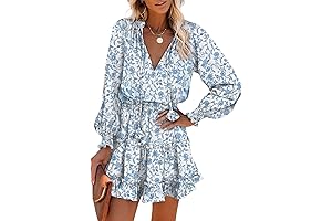 Elegant Floral Long Sleeve Romper