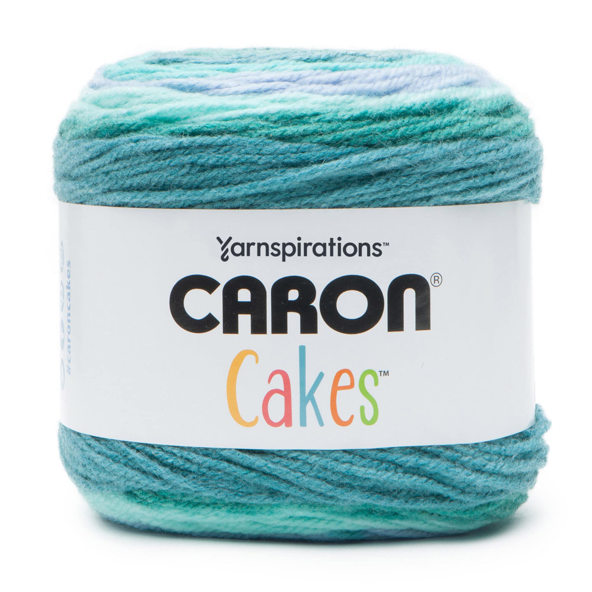 Caron Cakes Self Striping Yarn 383 yd/350 m 7.1 oz/200 g (Blueberry Shortcake)