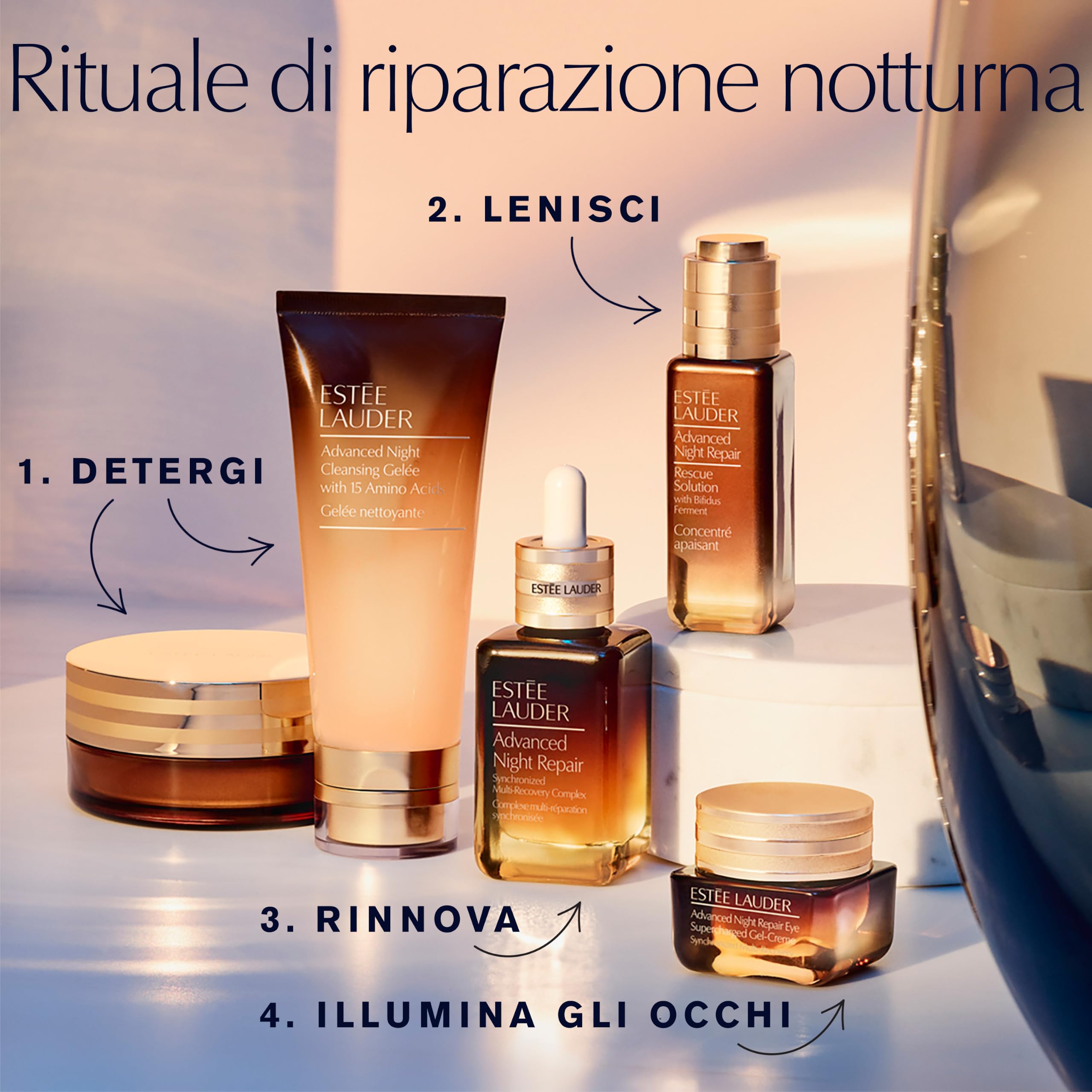 Estée Lauder Advanced Night Repair Eye Supercharged Gel-Cream Synchronized Multi-Recovery - Crema contorno occhi antirughe, 15ml