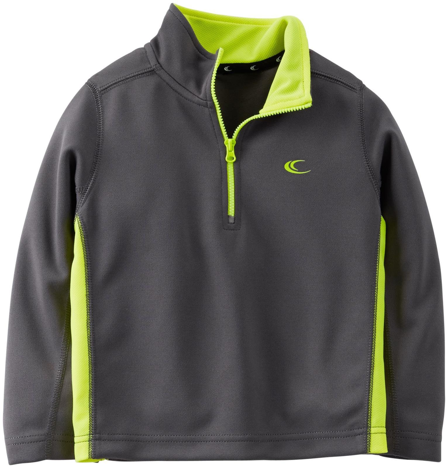 Carter'sToddler/Kid Boys Active Half Zip Pullover (4, Charcoal)