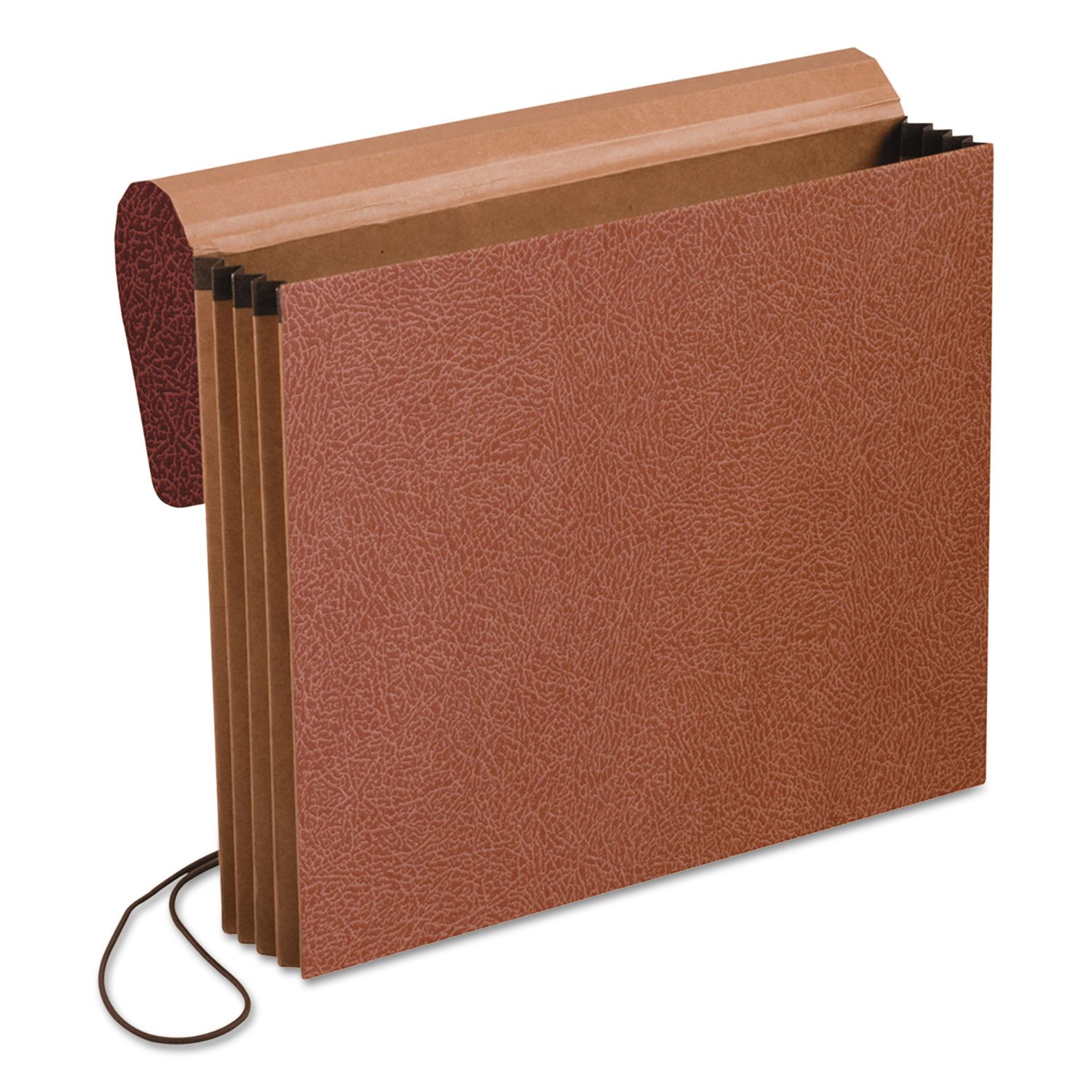 3 1/2 Inch Expansion Standard Wallet, Coated Red Fiber, Letter, Red, Sold as 1 Each