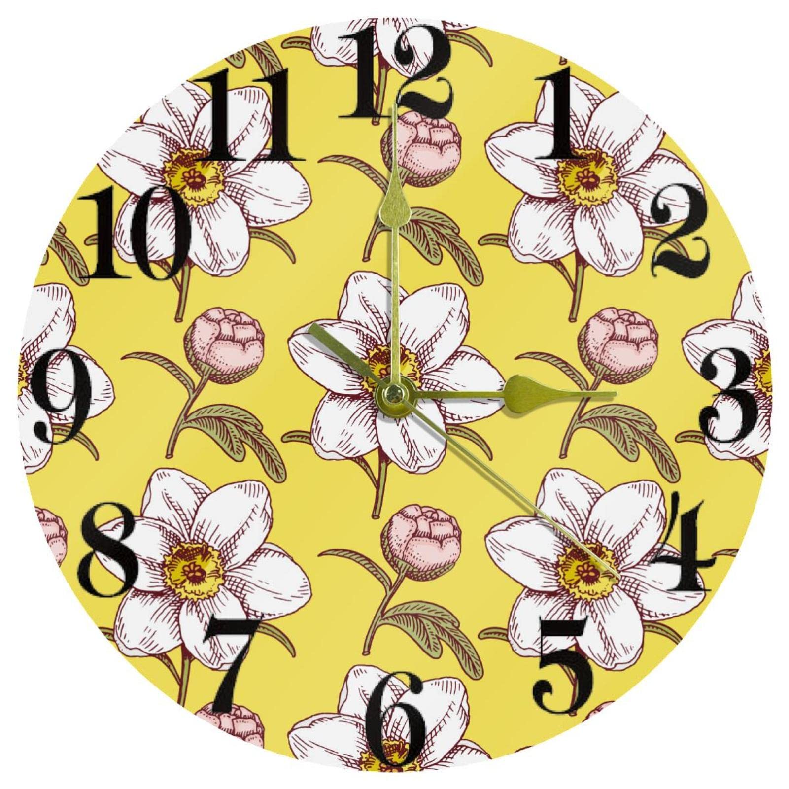 Horloge murale sans tic-tac silencieuse pour supprimer les bruits