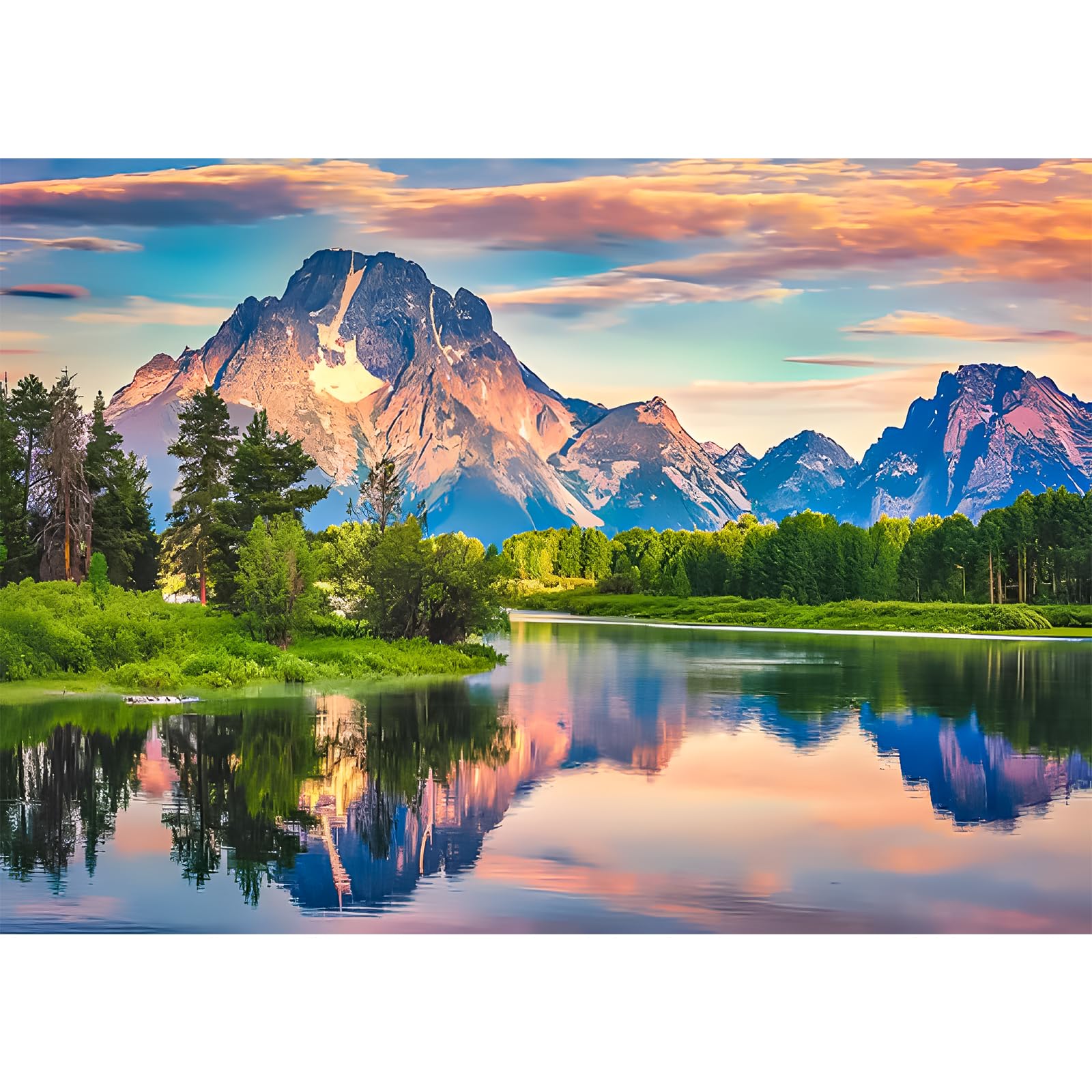 DIY 5D Diamond Painting Complet Paysage Lac Montagne Broderie Diamant Kit Complet Diamant Peinture Cristal Strass Point De Croix Diamant Painting Artisanat Décor Murale Pour Maison 80x120cm/32x48in DIY 5D Diamond Painting Complet Paysage Lac Montagne Broderie Diamant Kit Complet Diamant Peinture Cristal Strass Point De Croix Diamant Painting Artisanat Décor Murale Pour Maison 80x120cm/32x48in