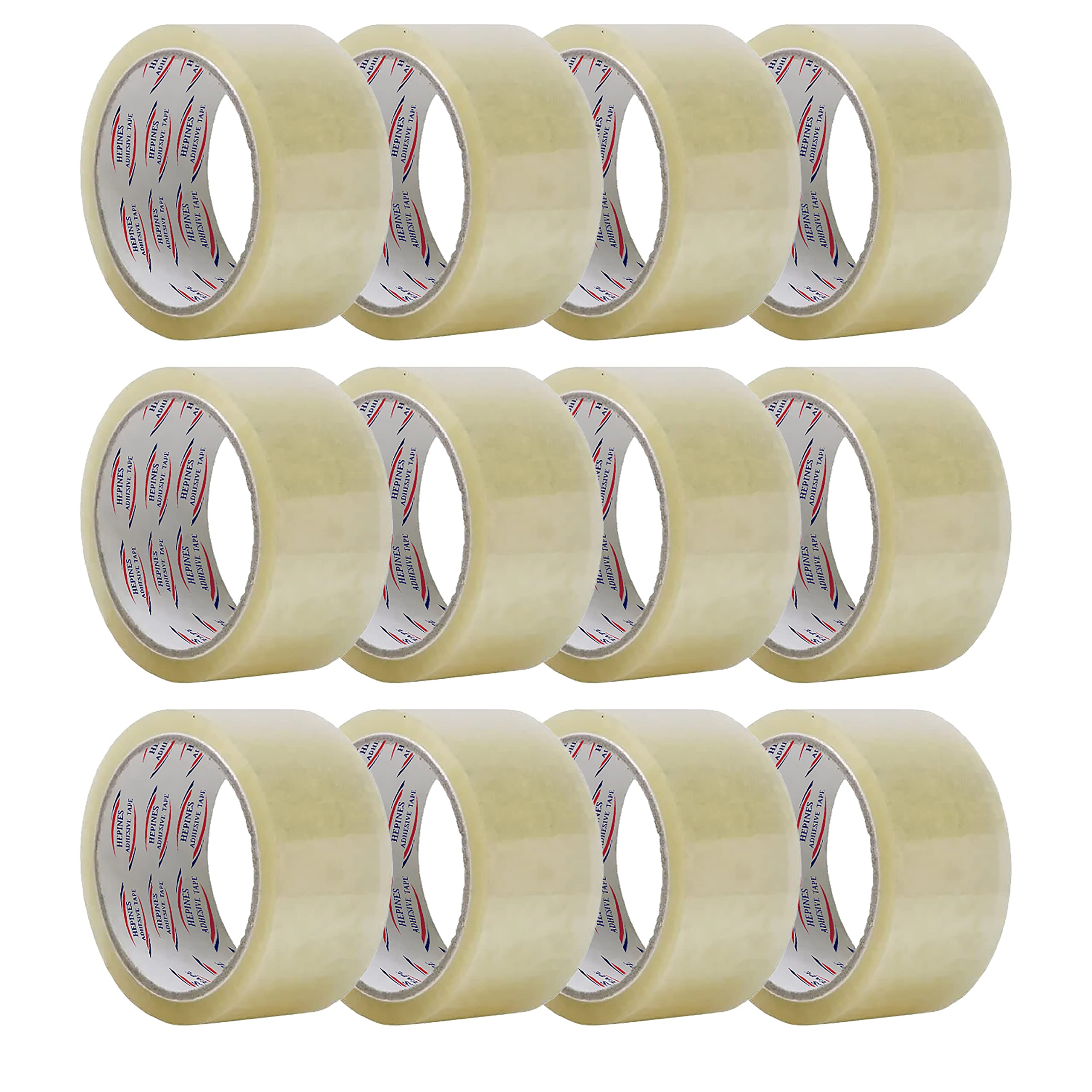 HEPINES Happiness India 2 Inch Wide & 65 Meter Adhesive BOPP TapeClear/Transparent Packing Tape Transparent Tape Roll Pack of 12 (B0B21PKPB8) Amazon Price History, Amazon Price Tracker