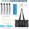 Beach Canopy Beach Tent Pop Up Shade 10x10ft Sun Shelter UPF50+ with 8 Sandbags-2 Sand Shovel-4 Aluminum Poles-Ground Pegs-Portable Carrying Bag for Outdoor Family Camping Fishing Yard Picnic