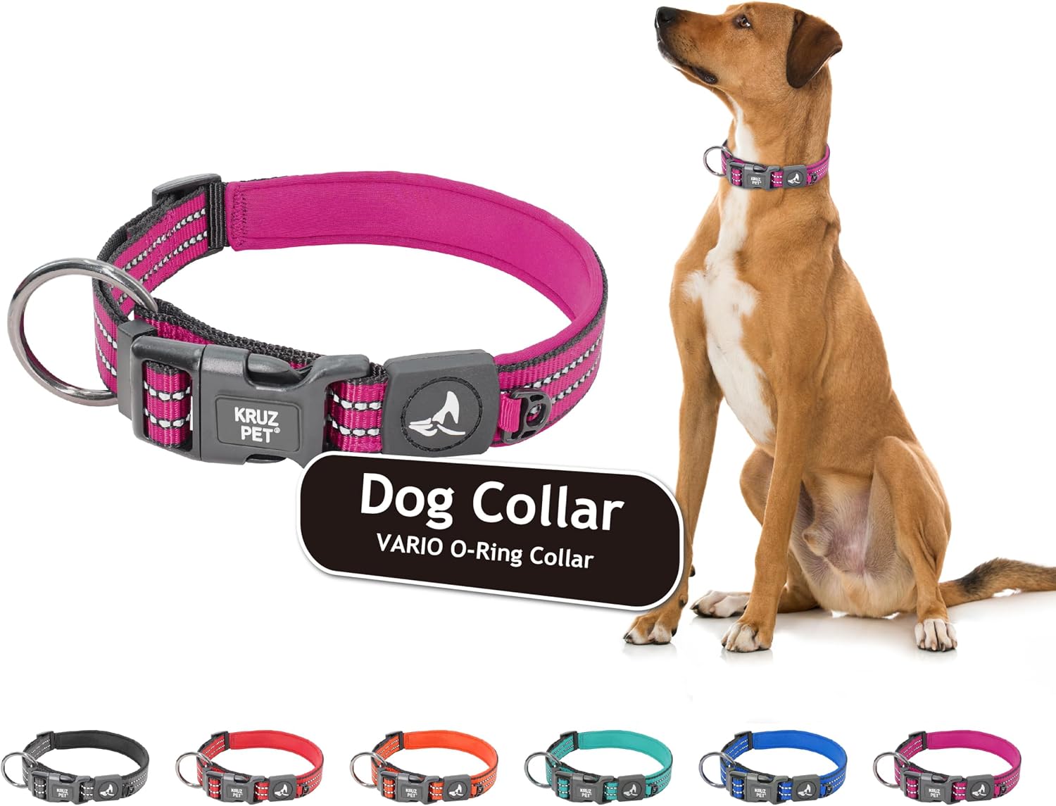 Correa para perro mediano con reflejante ajustable