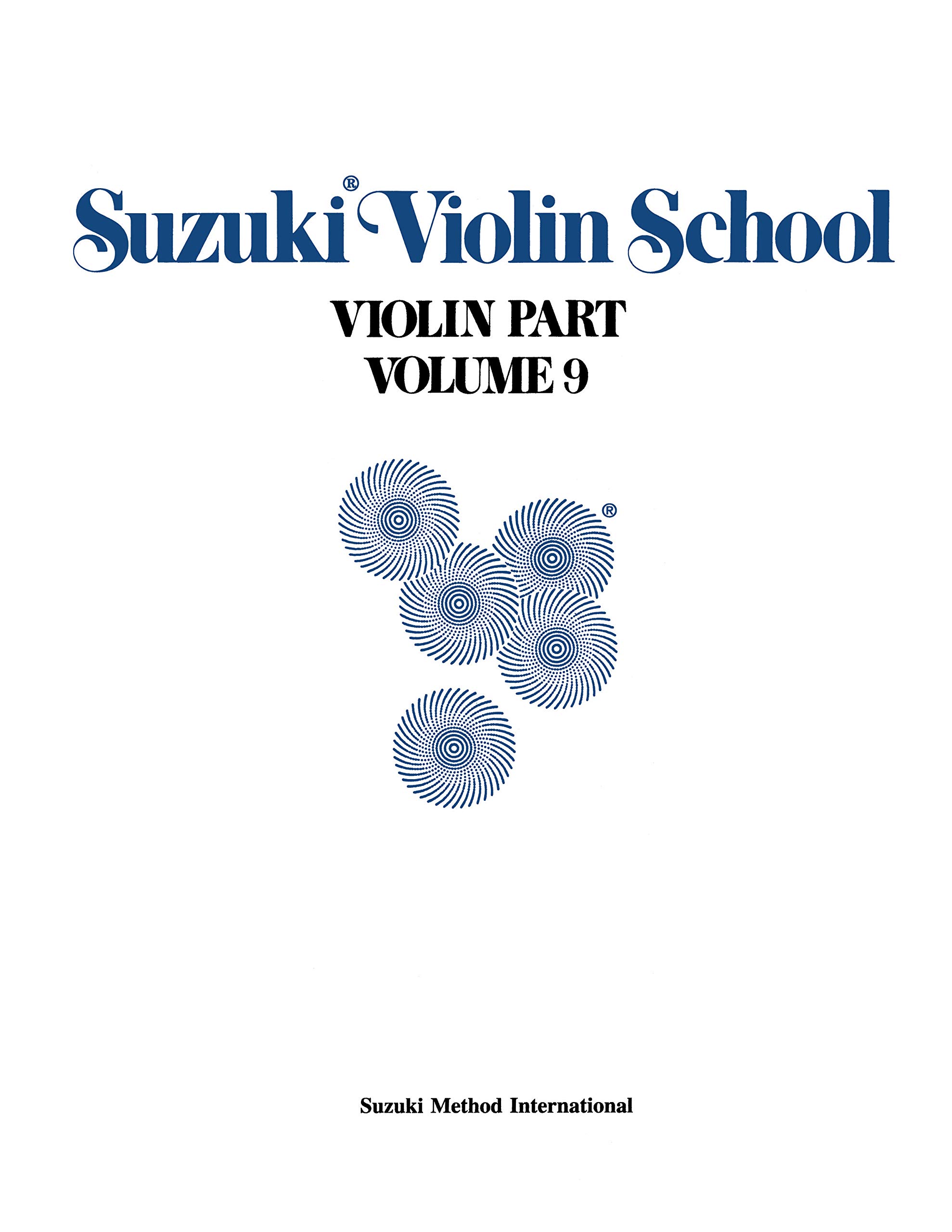 Suzuki Violin School, Vol 9: Violin Part