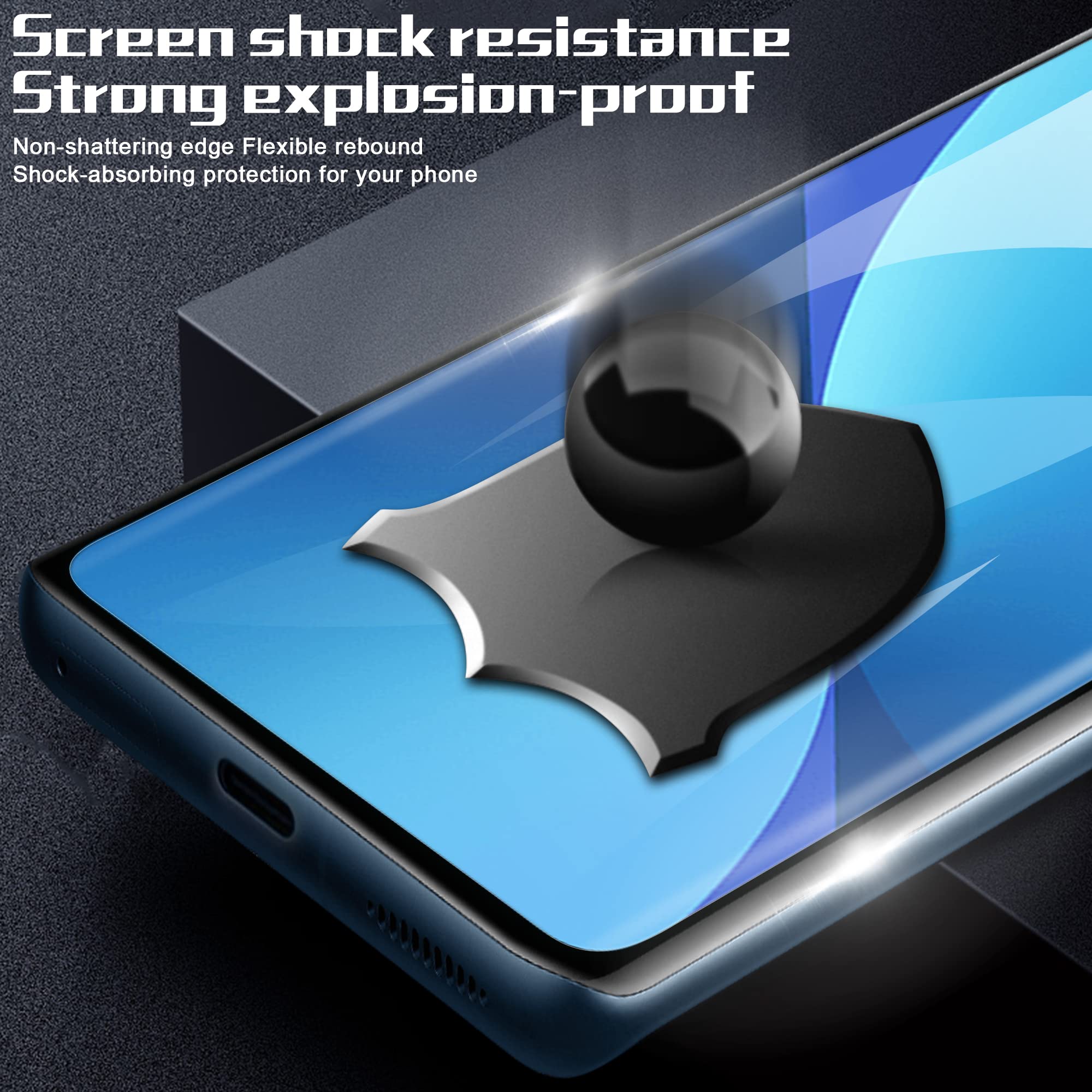 NEWZEROL Pellicola Protettiva In TPU 3D Per Xiaomi 12/12X – 3 Pezzi Con Guida Installazione, Supporta Impronte Digitali - 3