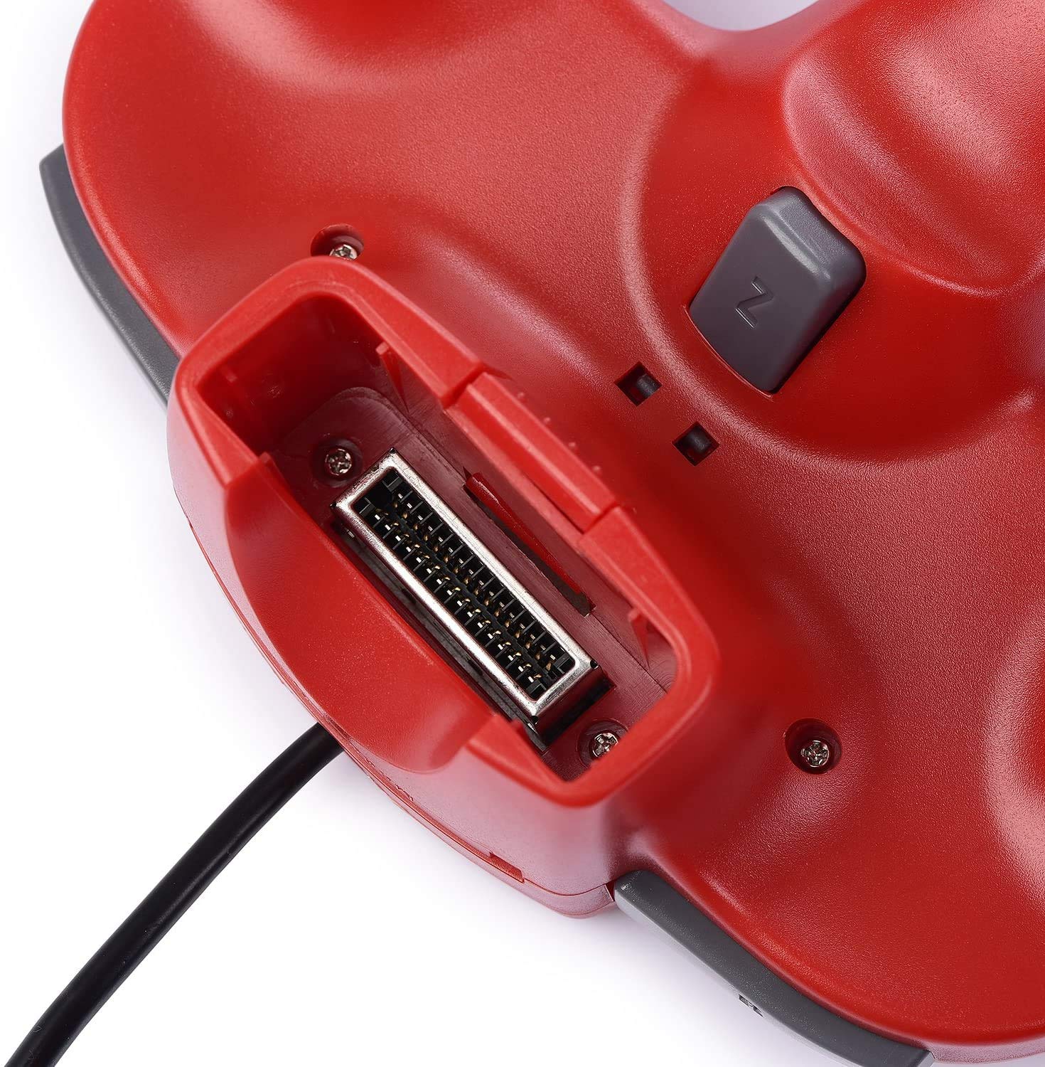 miadore Lot de 2 manettes classiques N64 (bleu/rouge) avec 2 câbles d'extension N64 de 1,8 m pour console de jeux vidéo N64