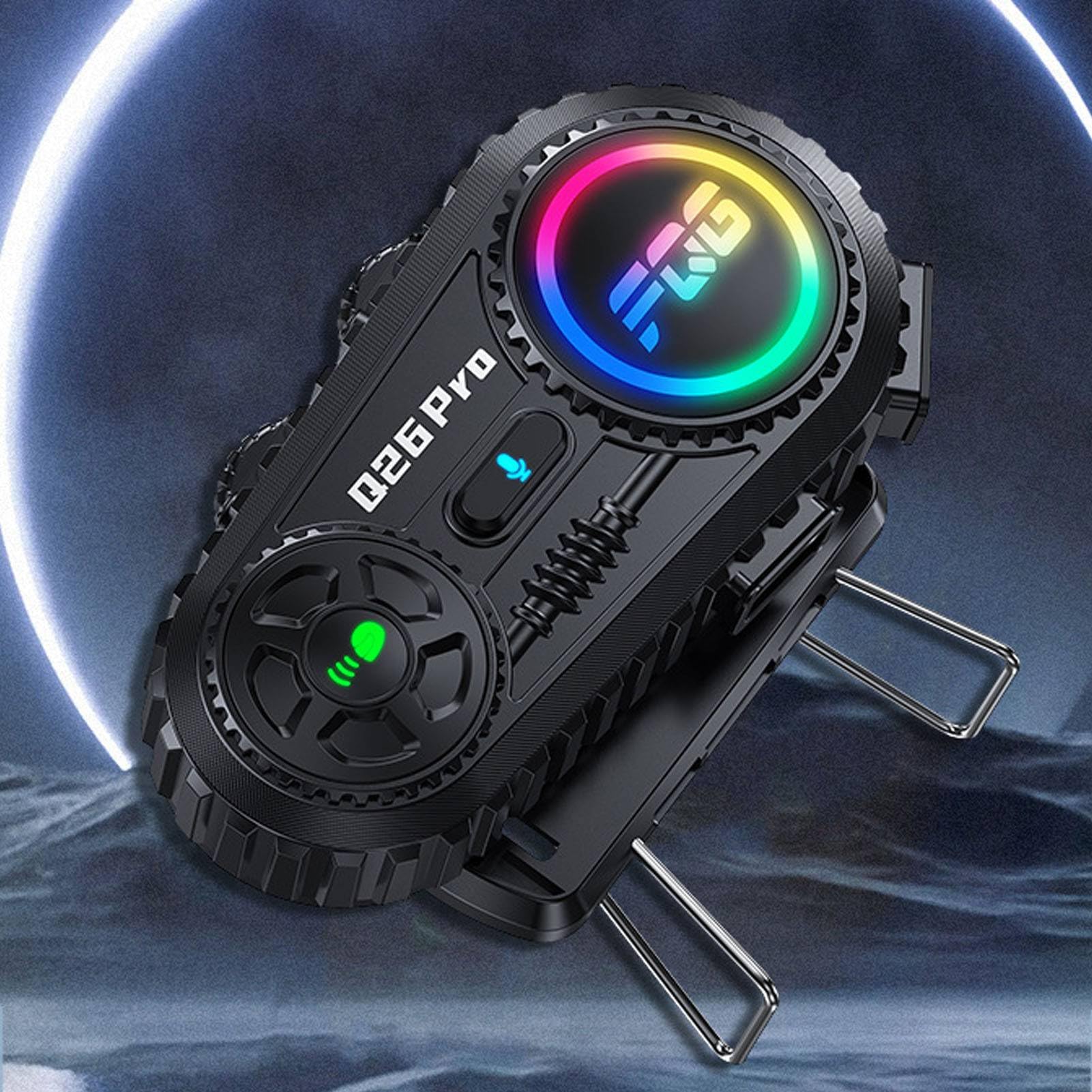 Auricolare Bluetooth per Moto Cancellazione Intelligente del Rumore per la Guida All'aperto 1000mAh IPX6 Condivisione Musicale Impermeabile