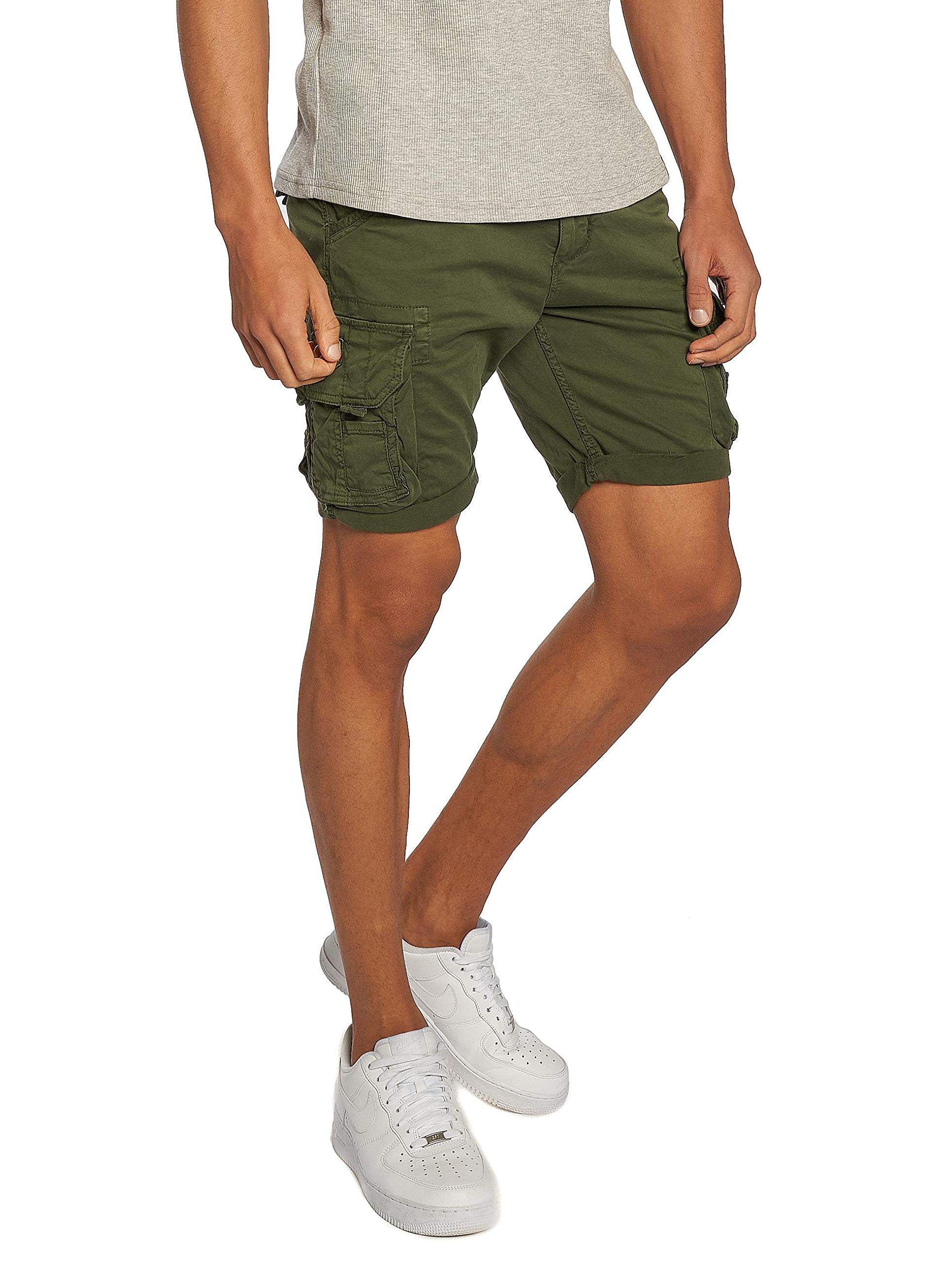 Alpha Industries Men's Crew Short Patch Dark Olive