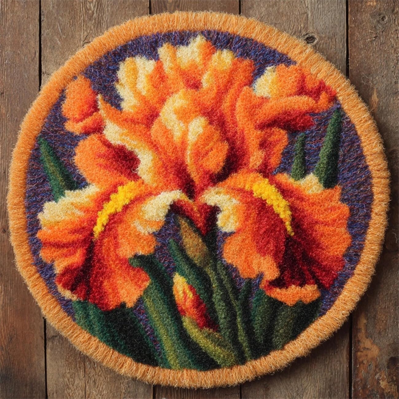 Kitquiver K Itquiver Latch Hoo Rug Its Orange Iris 60X60cm