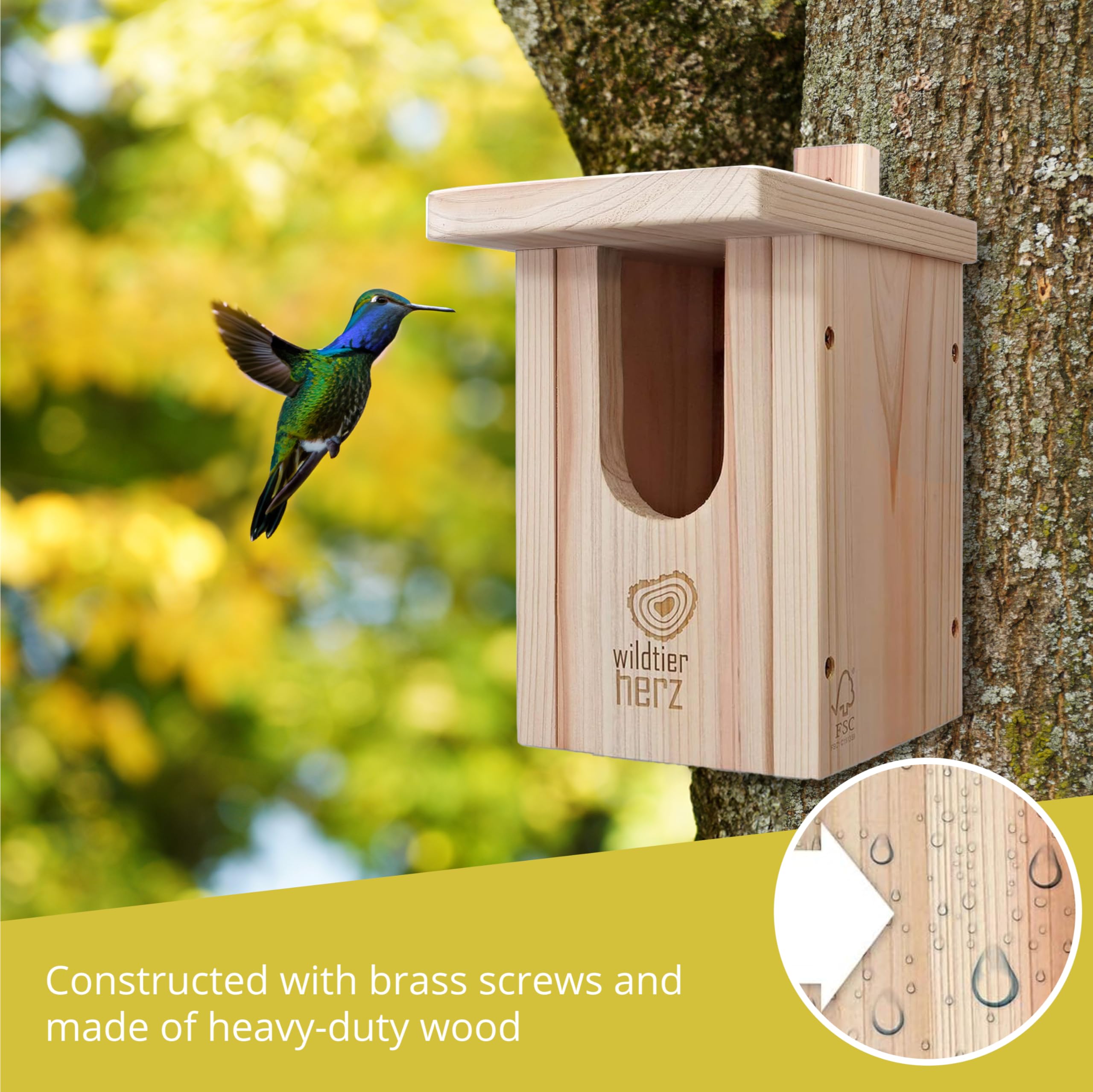 Amazon.com: Wildlife Heart I Bird Nestheline Deals Made of Solid