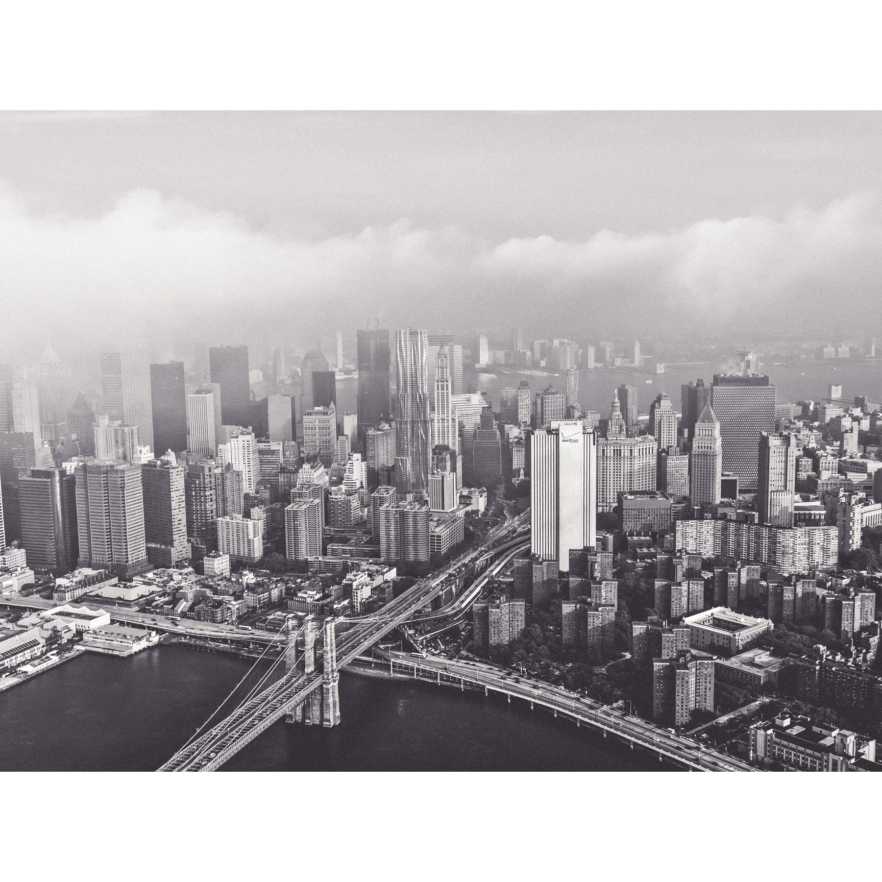 Orrico York City Cityscape Large Art Print Poster Wall Decor 18x24 inch