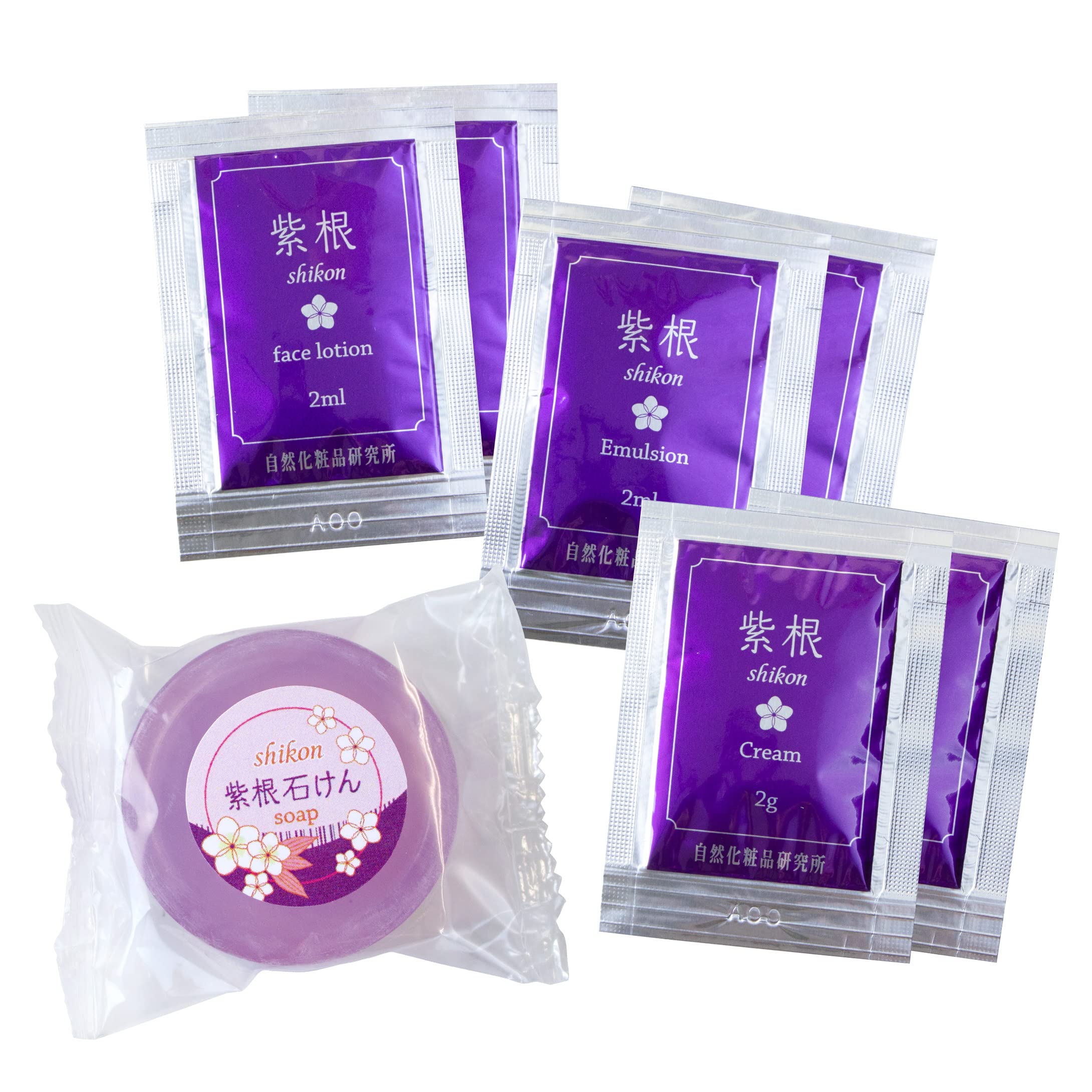 Amazon.co.jp: 自然化粧品研究所 紫根化粧品 トライアルセット お試し