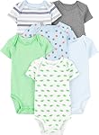 Simple Joys by Carter's Boys' 6-Pack Short-Sleeve Bodysuit
