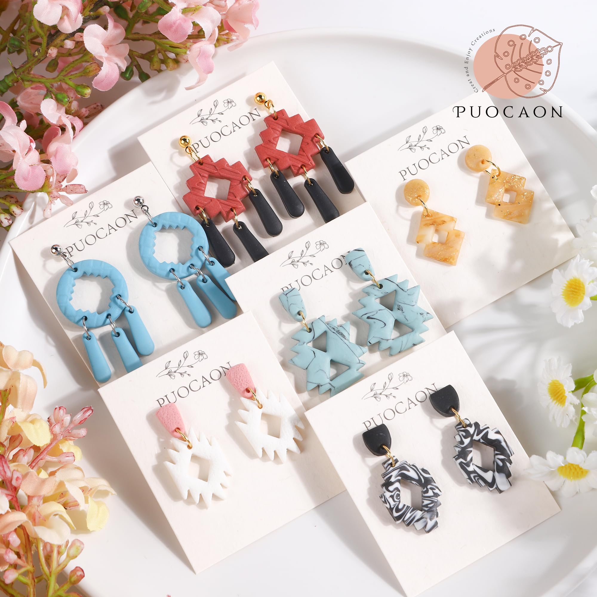 Amazon.co.jp: Puocaon Aztec ポリマークレイカッター - 10個 ダングル