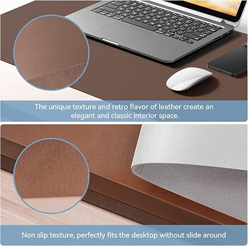 Miniatura 2 de Alfombrilla de escritorio con carga inalámbrica, alfombrilla grande de 32 x 16 pulgadas, alfombrilla de escritorio con cargador inalámbrico,