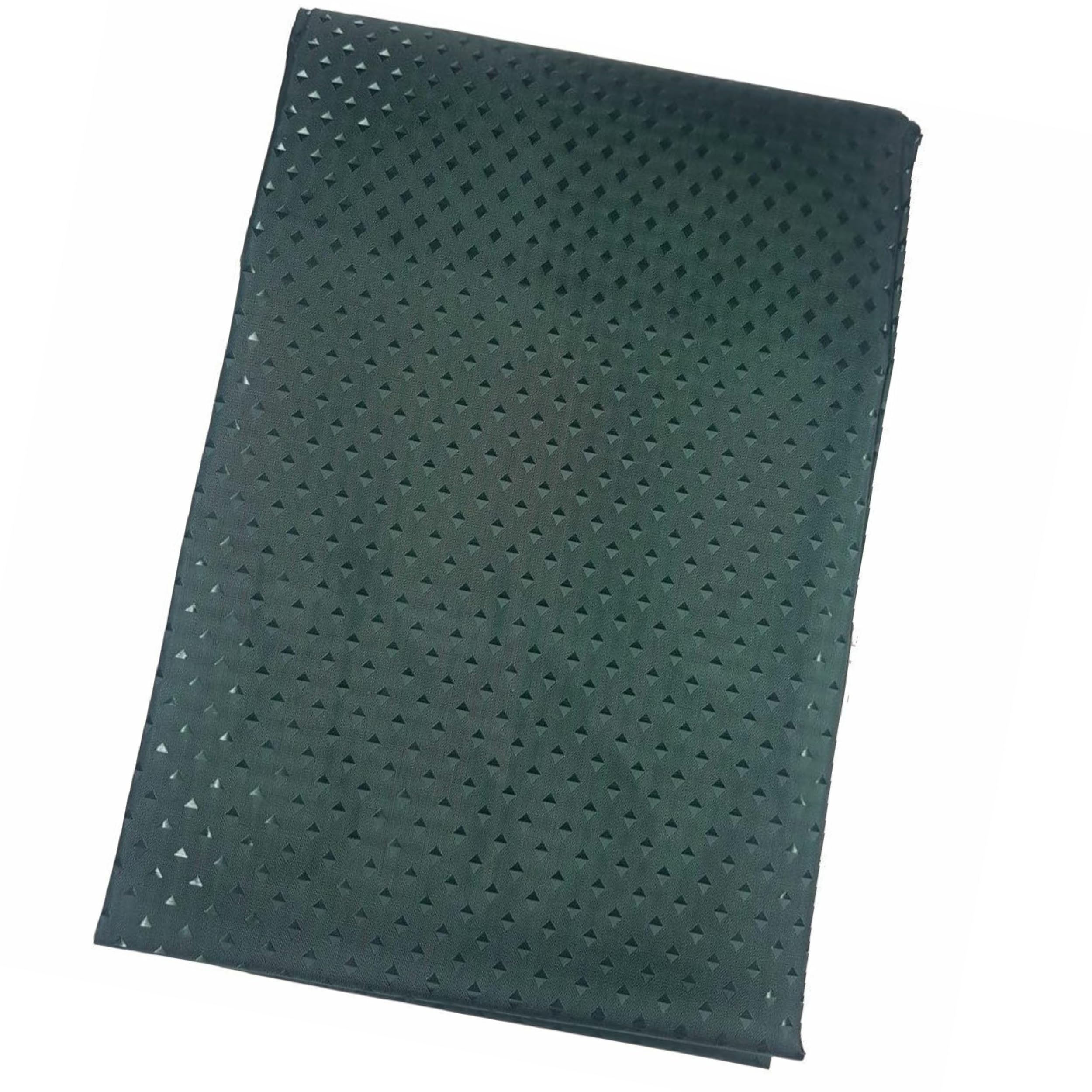 Glamified , Glam Green Glamified Waffle Grey Shower Curtains Mould Proof Resistant Washable, Water Repellent Heavy Duty Weighted Fabric Shower Curtains Bathroom 180 X 180Cm Drop (Green)