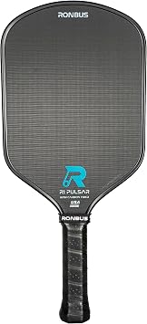 Ronbus R1 / R3 Pulsar Thermoformed Raw Toray T700 Carbon Fiber Pickleball Paddle with 16 mm Polypropylene Honeycomb Core