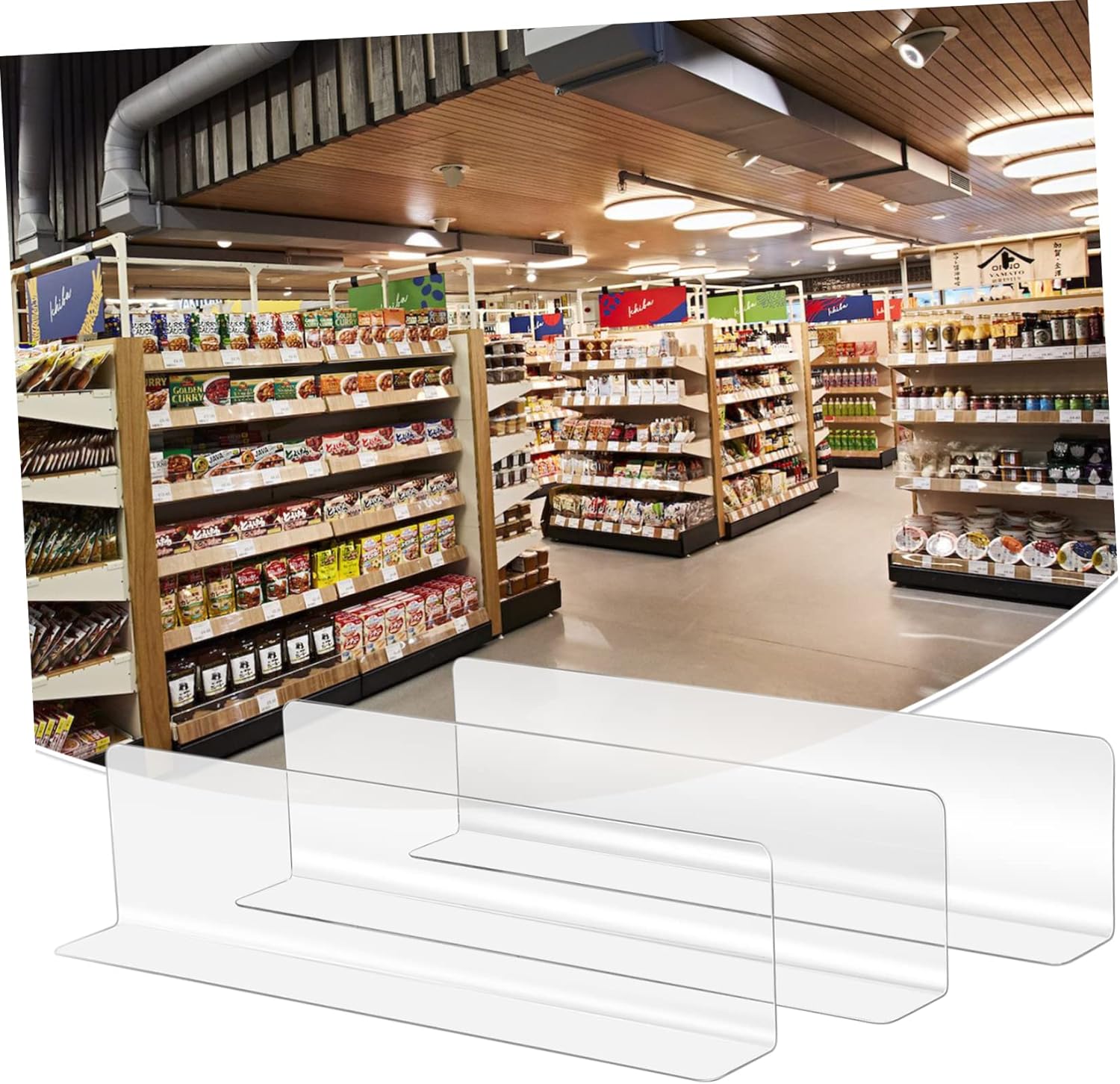Alipis 240pcs Shop Shelf Dividers Freely Plastic Shelf Separators Sturdy Closet Dividers for Retail