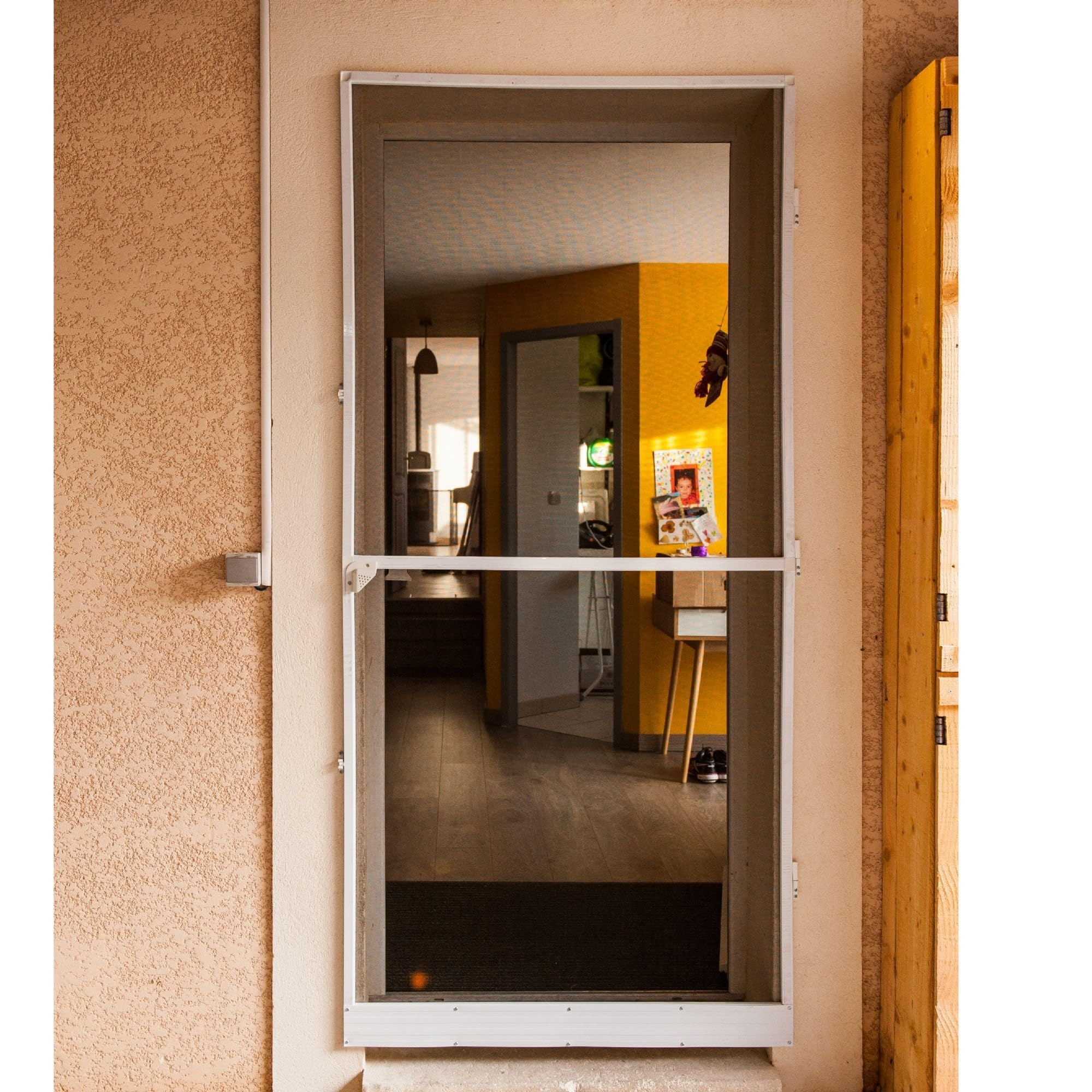WERKA PRO Mosquitera con Marco de Aluminio 215x100cm