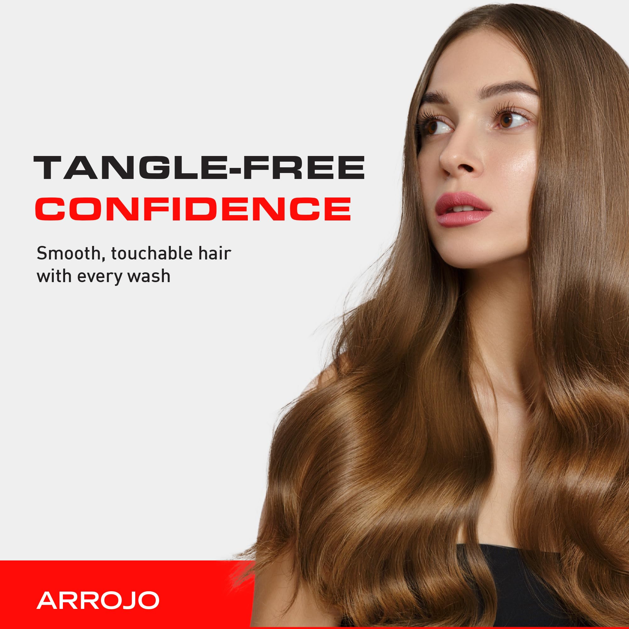 Arrojo Shine Luxe Cleansing Shampoo – Cruelty-Free, Paraben-Free Sulfate-Free Hair Wash with Macadamia & Grape Seed – Gentle Clarifying Shampoo for Women & Men