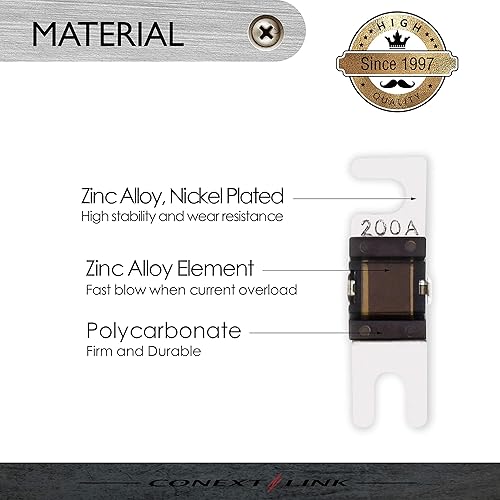 Miniatura 8 de Conext Link AFS35-10 Níquel 35 Amp AFS Fusible Paquete de 10 (14104)