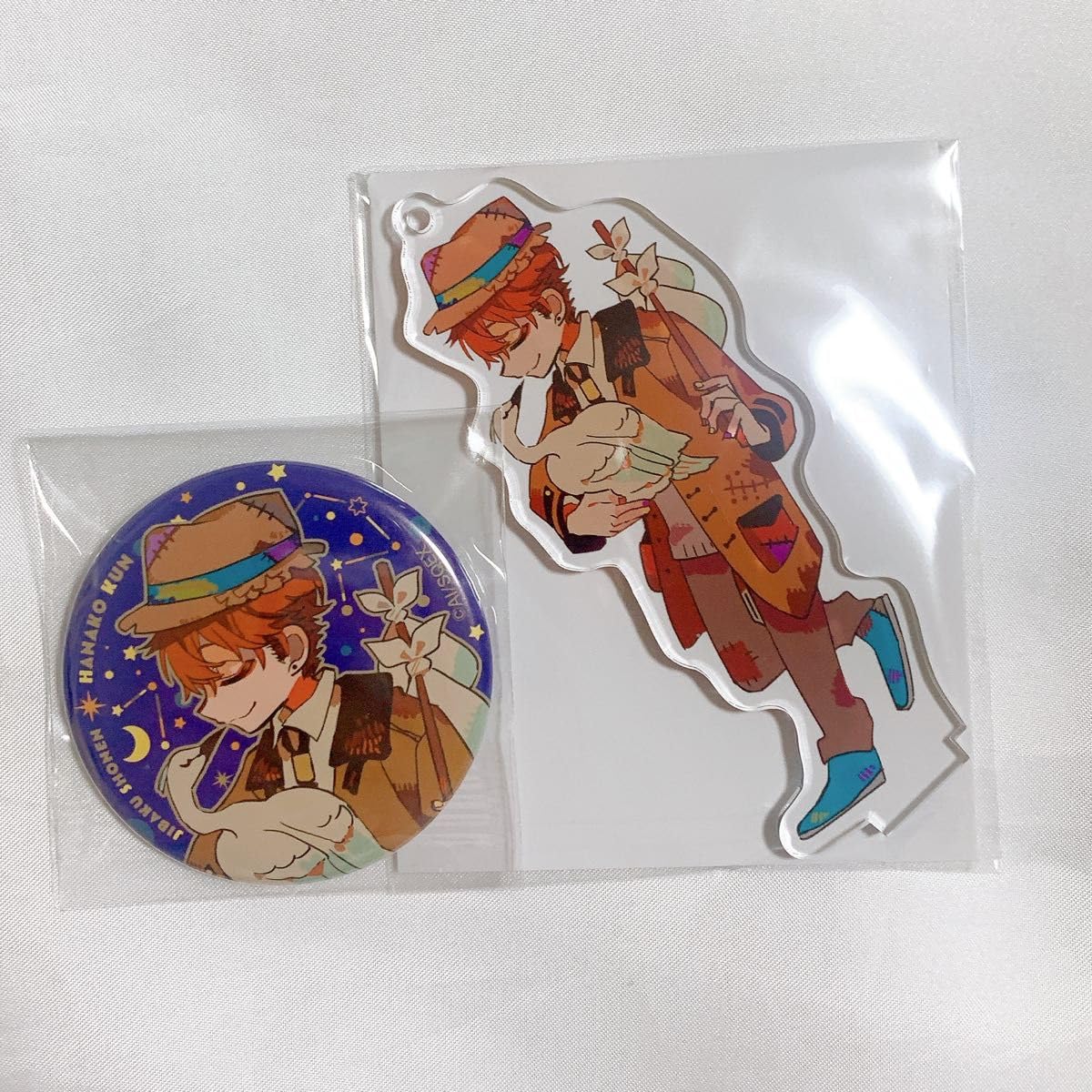 地縛少年花子くん 宇宙ステーション 缶バッジ アクリルスタンド