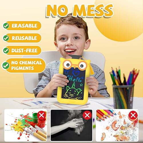 Miniatura 4 de Tableta de escritura LCD para niños, almohadilla de dibujo reutilizable, juguetes educativos electrónicos para niños y niñas, regalo perfecto de