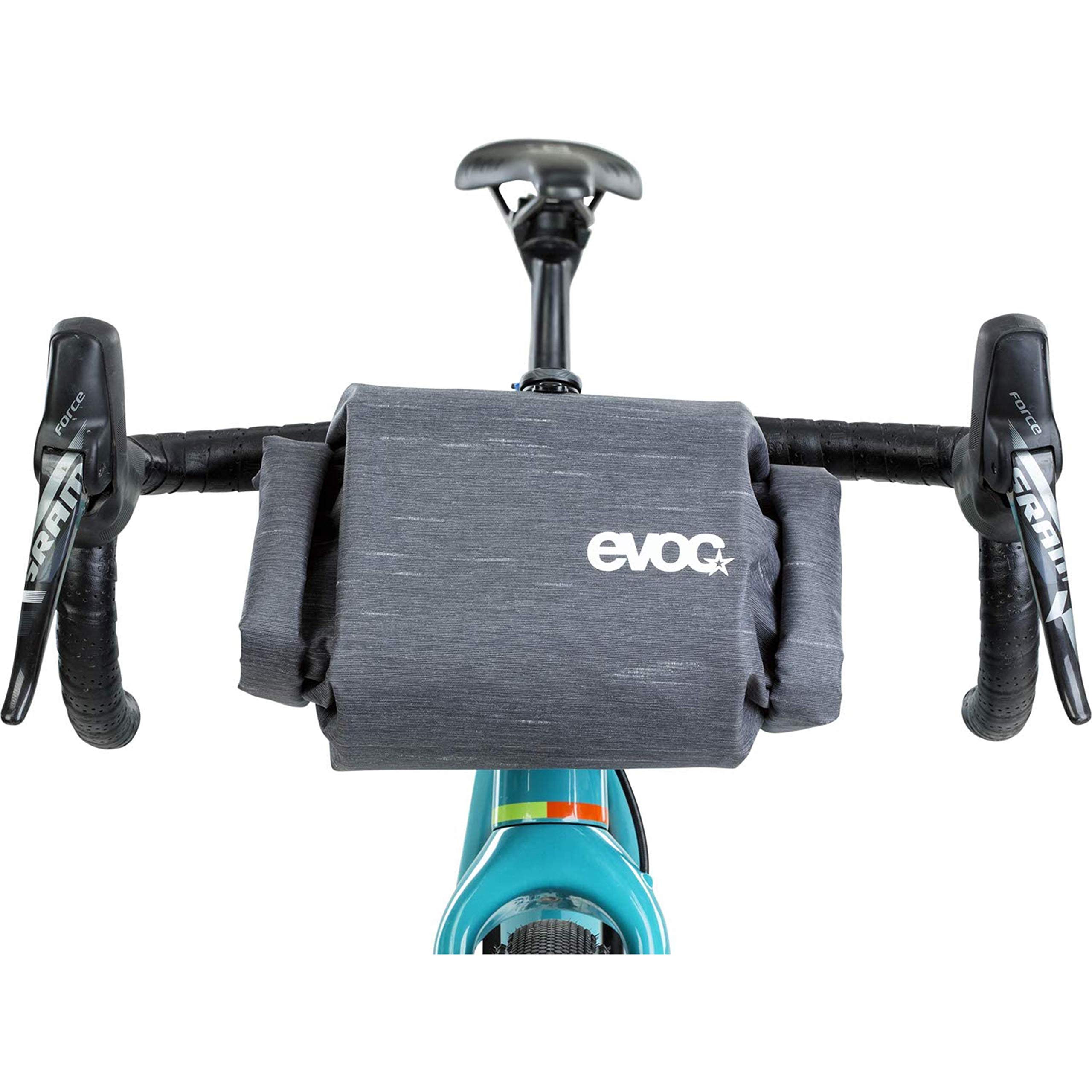 EVOC Handlebar Pack BOA Sacoche de Guidon Sacoche de vélo pour Un Espace de Rangement supplémentaire (Taille : M, 2,5L d'espace de Rangement, imperméable et Anti-salissures), Gris Carbone