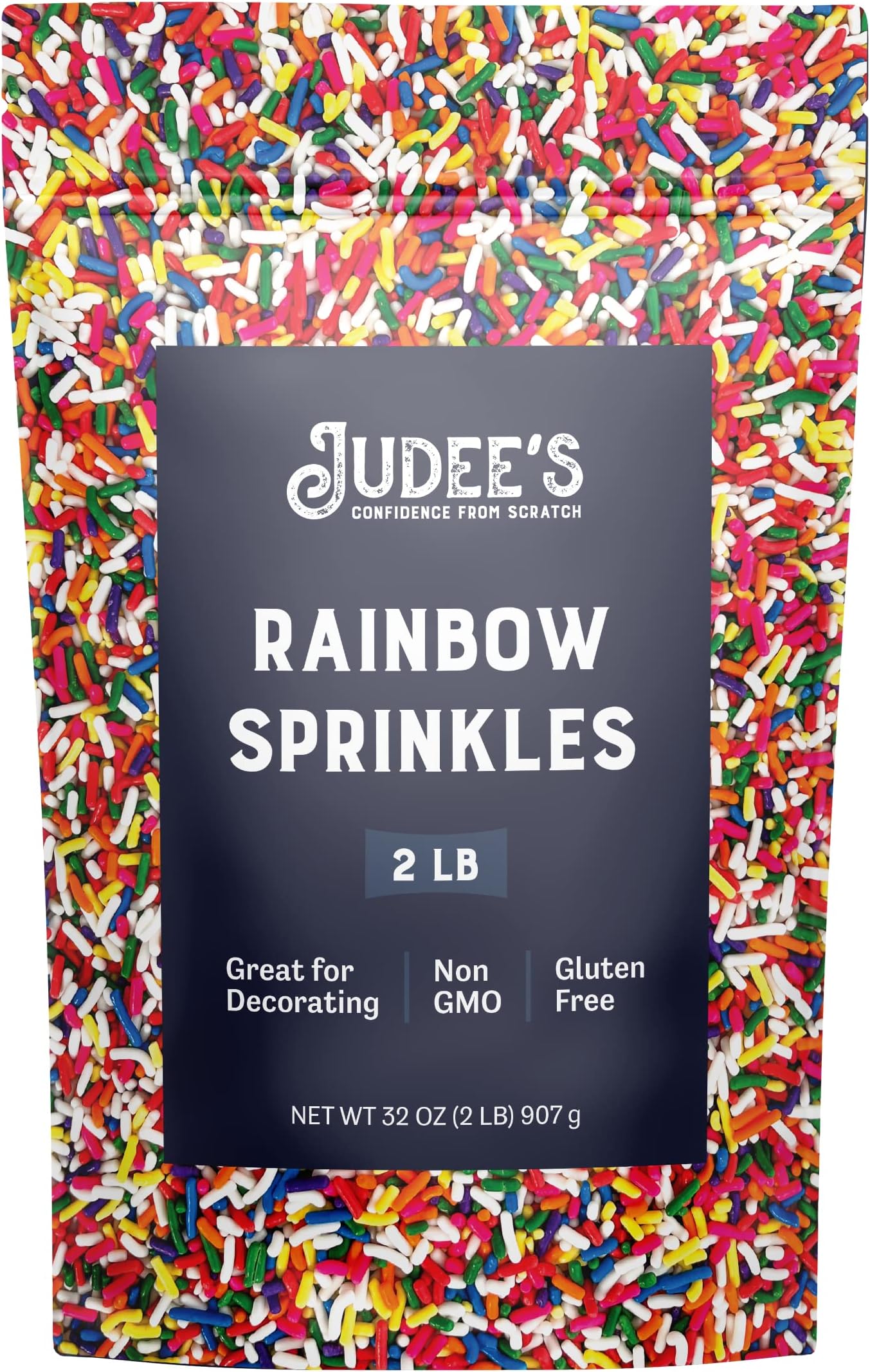 Yupik Rainbow Sprinkles,Sweet, 2.2 lb, Non Toxic