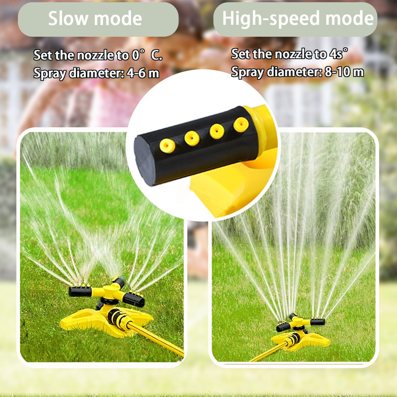 Irrigatore Giardino Con Attacco Rapido Acqua,Giochi Acqua Bambini Esterno Irrigatore Con Occhiali Protettivi,Giochi Acqua Cane Irrigatori,Irrigazione Giardino Spruzzino Acqua Giochi Giardino