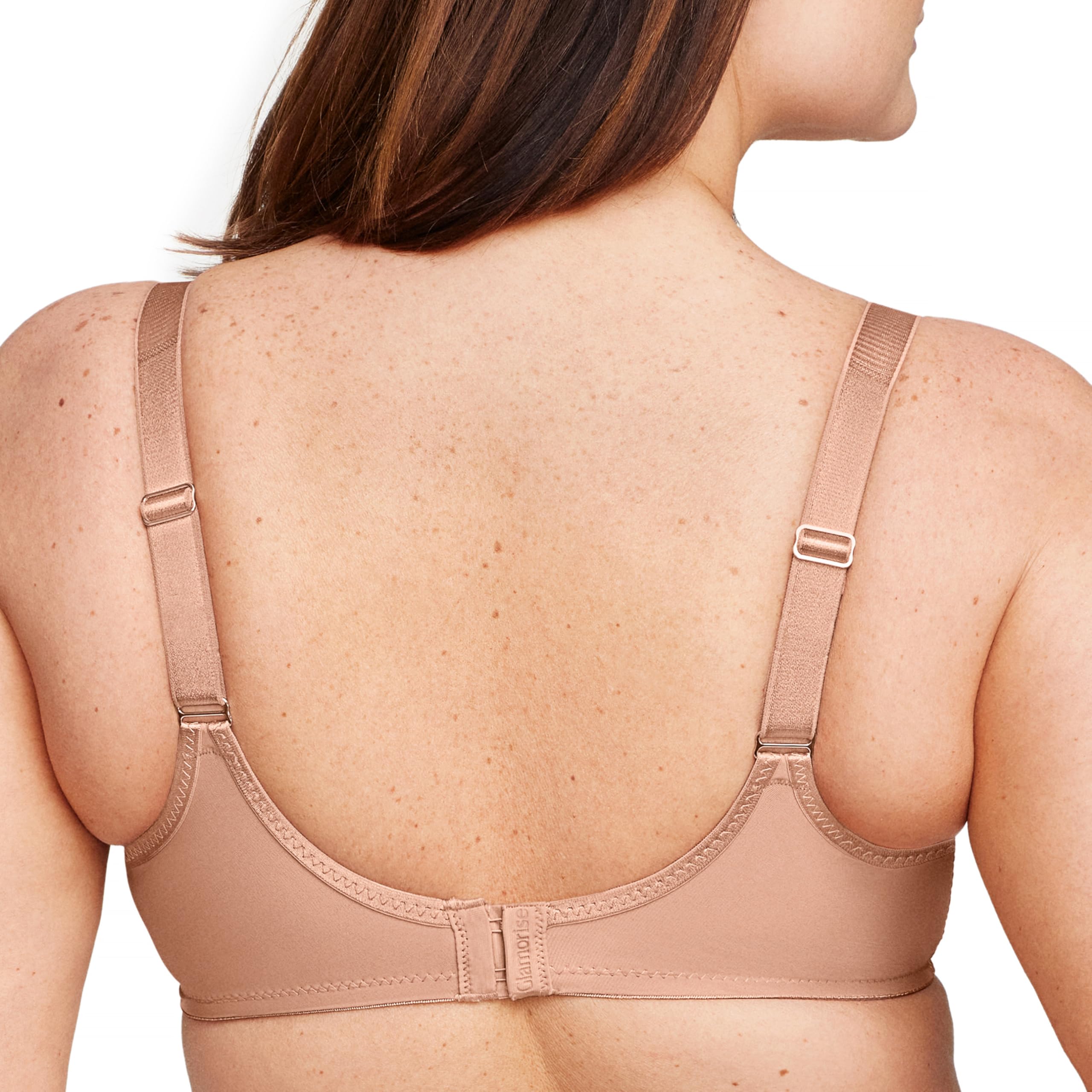 Glamorise Wonderwire Comodidad Encaje Correa #9855 Sujetador de Cobertura Completa Mujer (Pack de 1)