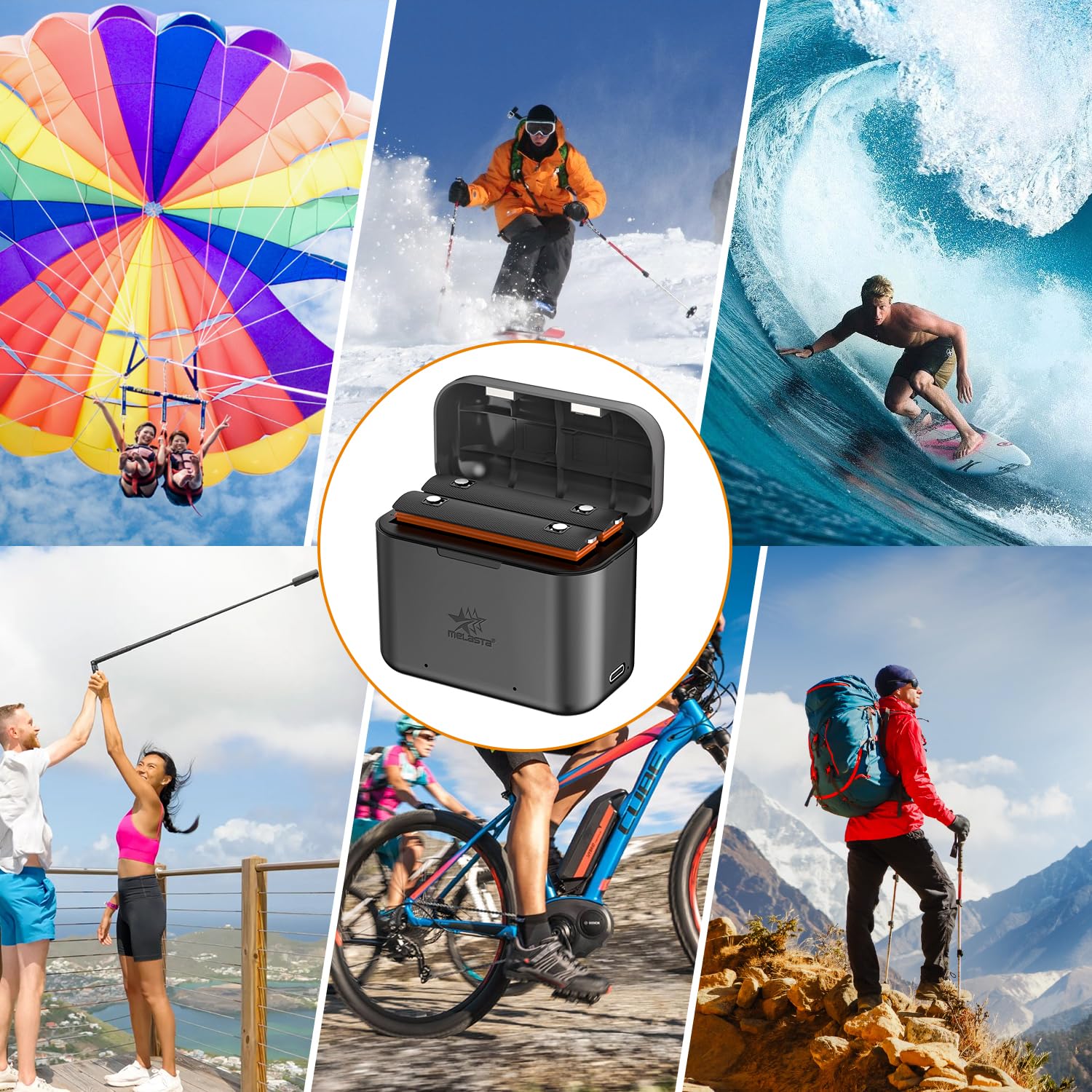 Amazon.co.jp: Melasta insta360対応 X3 カメラバッテリー 充電器 