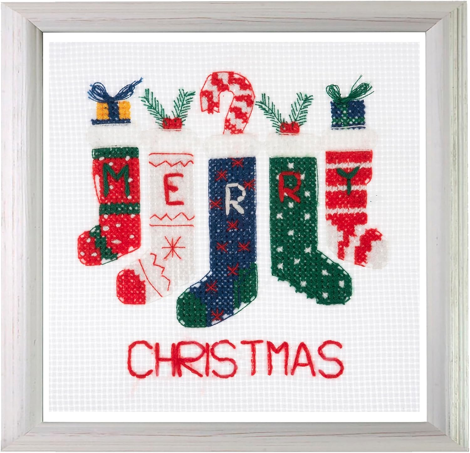 Trimits Mini Counted Cross Stitch Kits, 13 x 13cm (5 x 5in), Christmas Pud